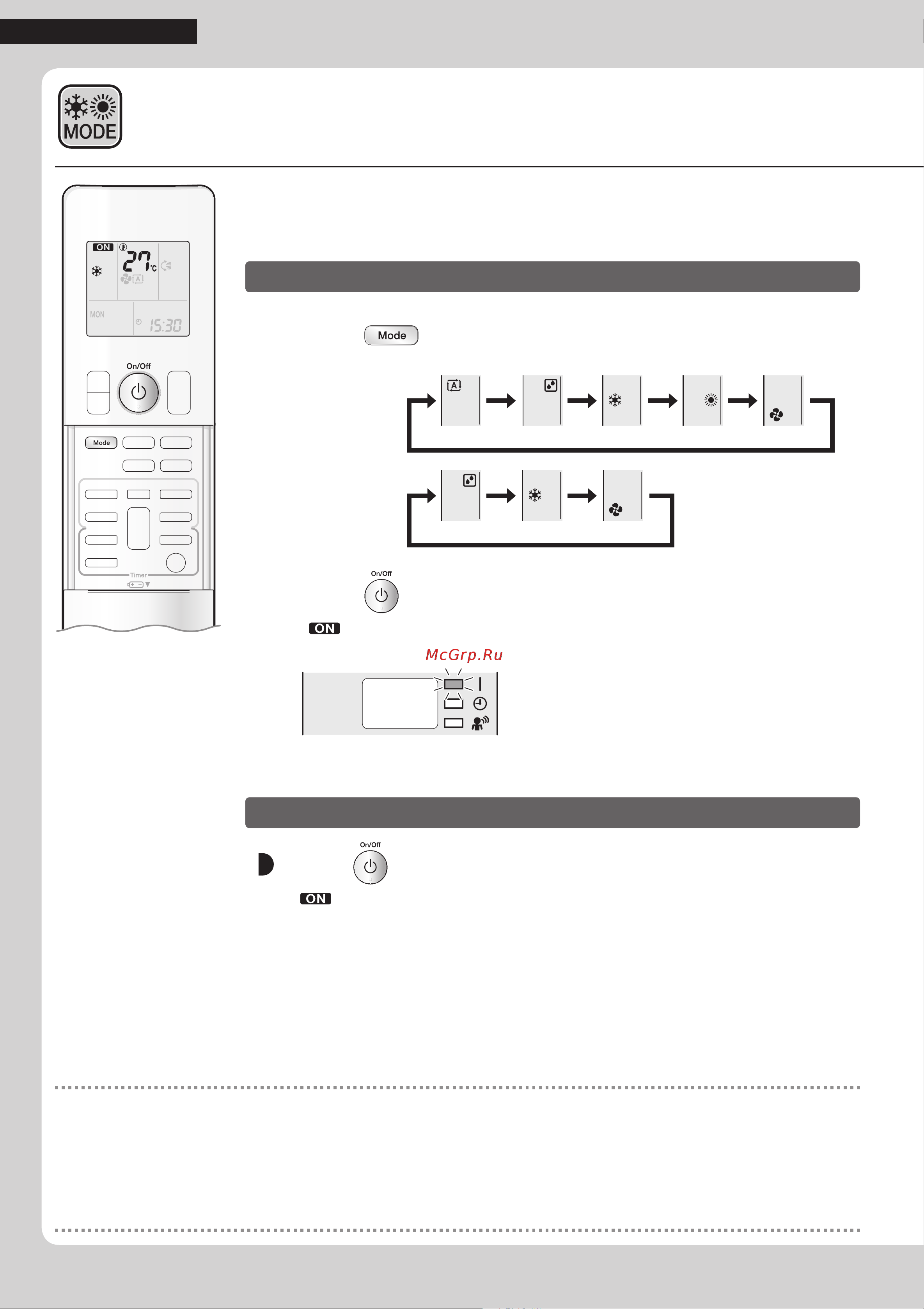 Daikin FTKM28PVMK [12/76] Auto dry cool heat fan operation