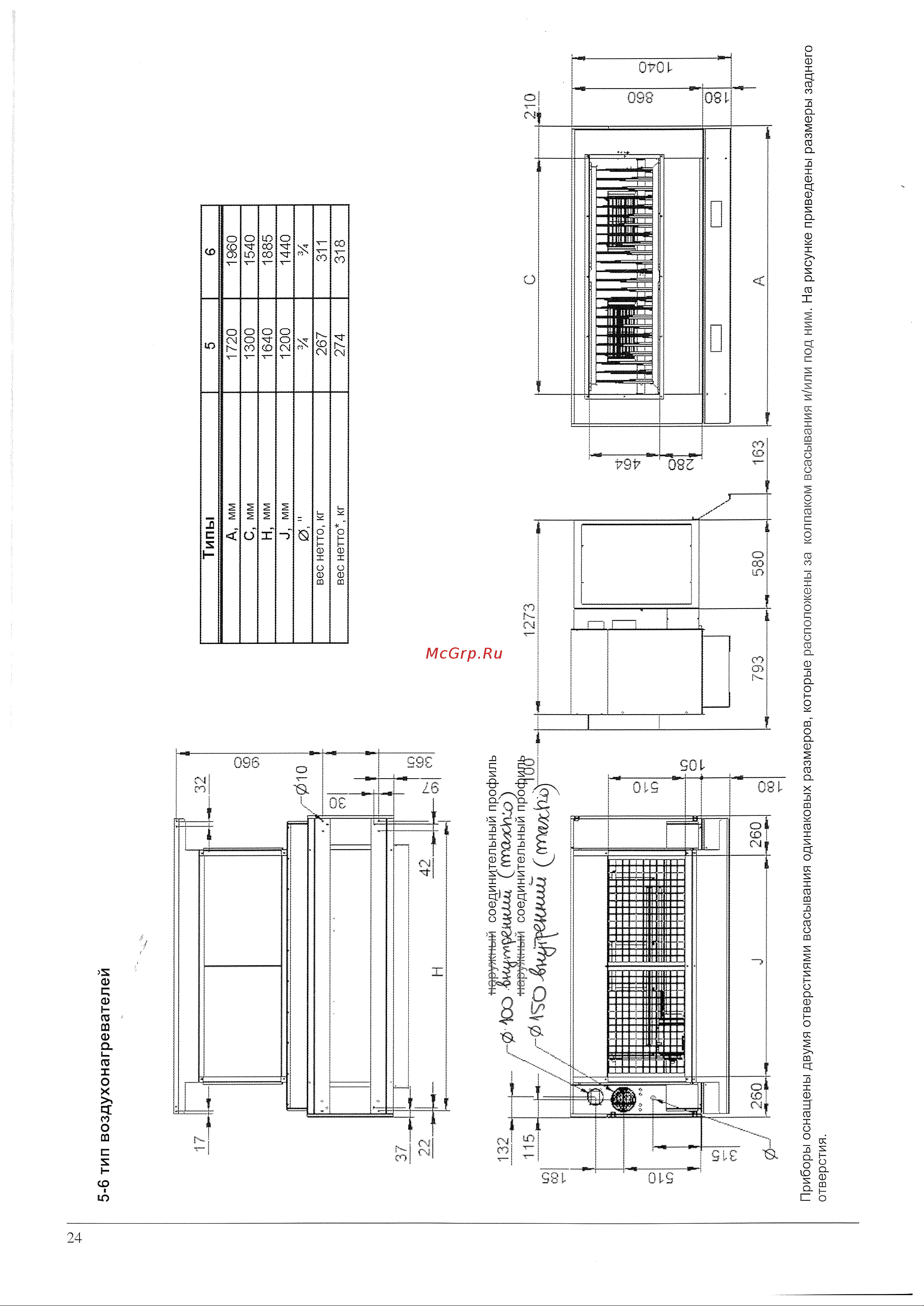 Tecnoclima UT 36-2S [24/48] Типы 5