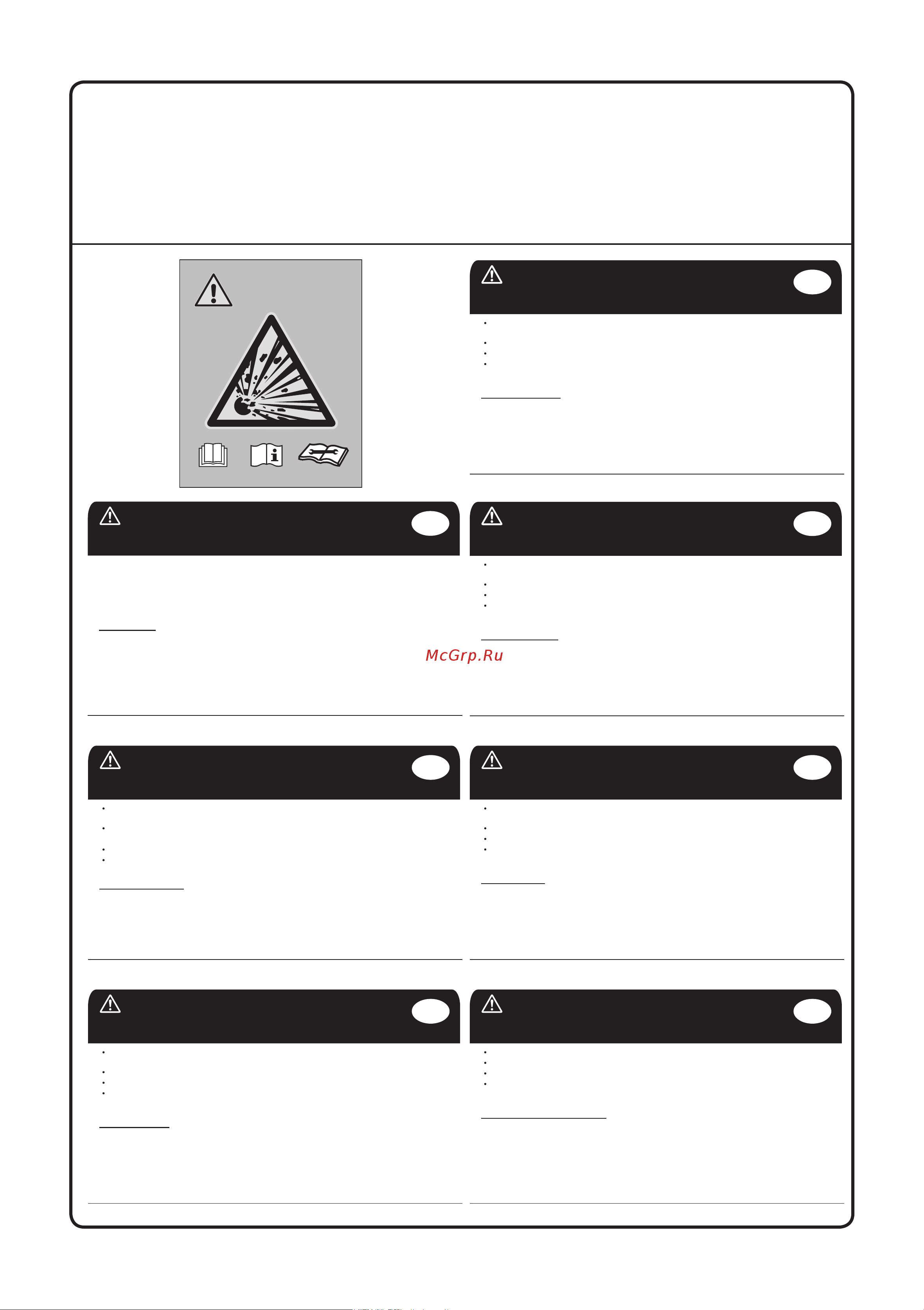 Daikin ARXC25BV1B [311/320] Warning explanation spiegazione delle avvertenze erklärung zu warnhinweisen advertencia explicación explication des avertissements uyari açiklamasi объяснение предупреждений επεξηγηση προειδοποιησησ toelichting waarschuwing explicação de aviso wyjaśnienie ostrzeżeń