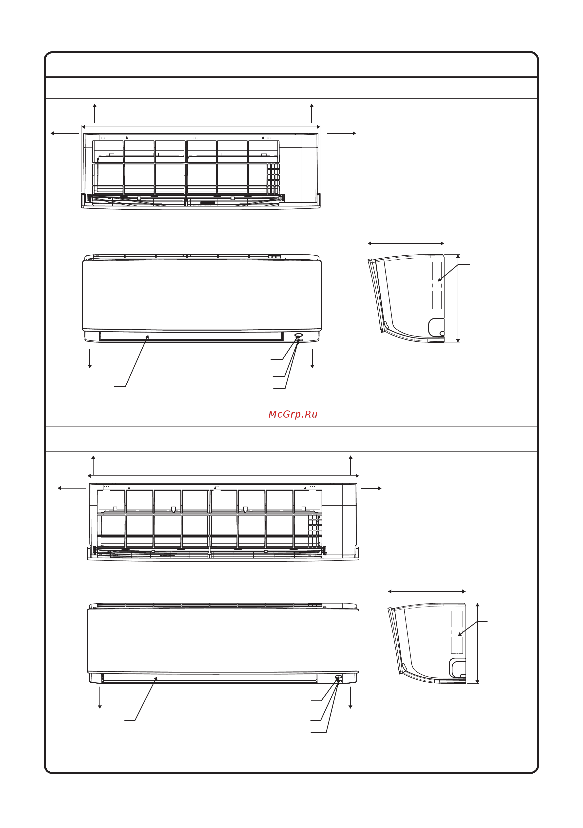 Daikin ARXC71BV1B [32/320] Ingombri