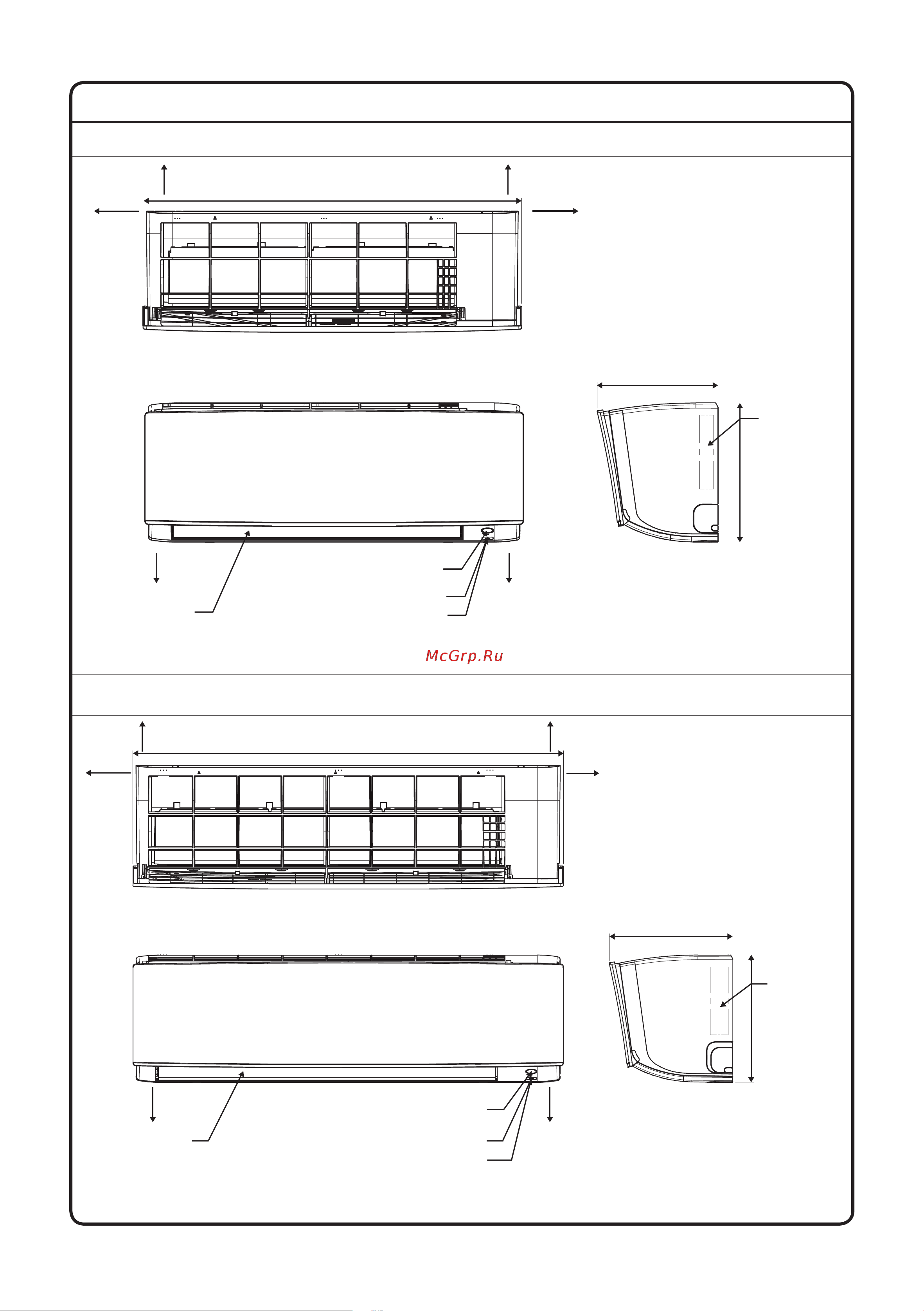 Daikin ATXC25BV1B [60/320] Umrissabmessung