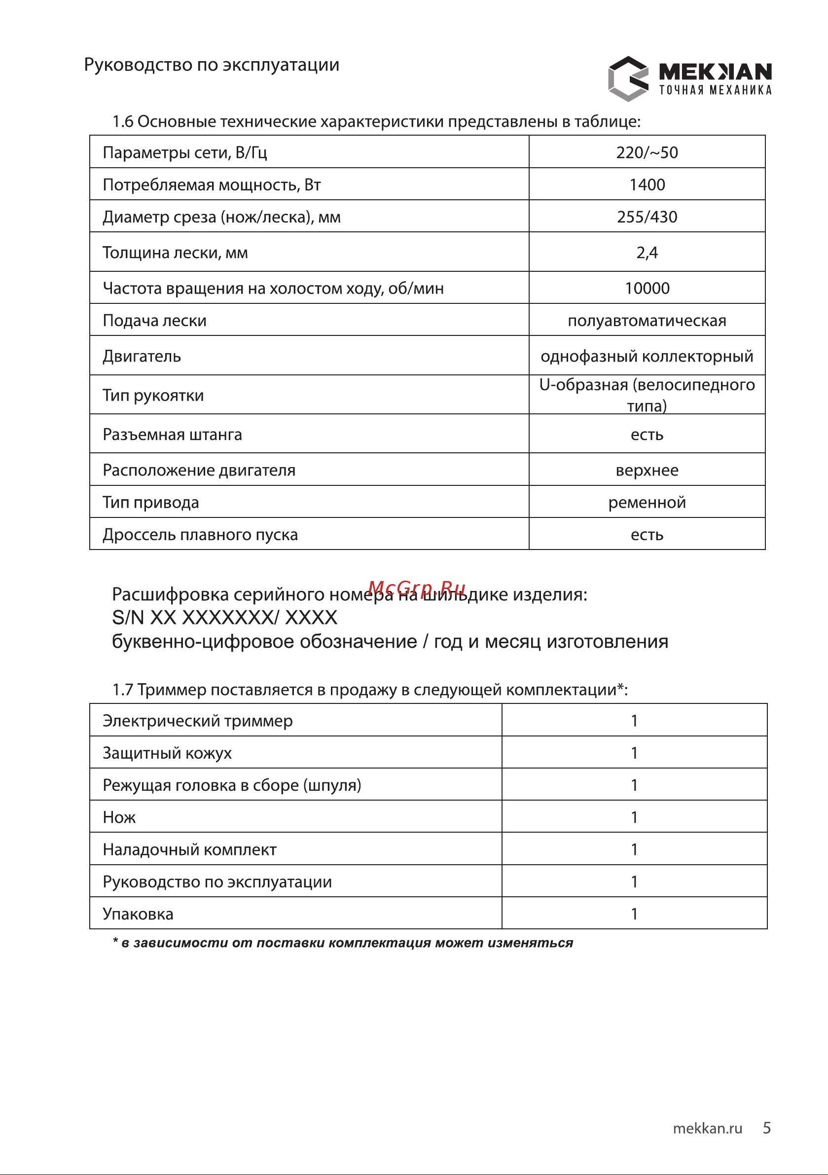 MEKKAN MK12052 [5/16] Руководство по эксплуатации