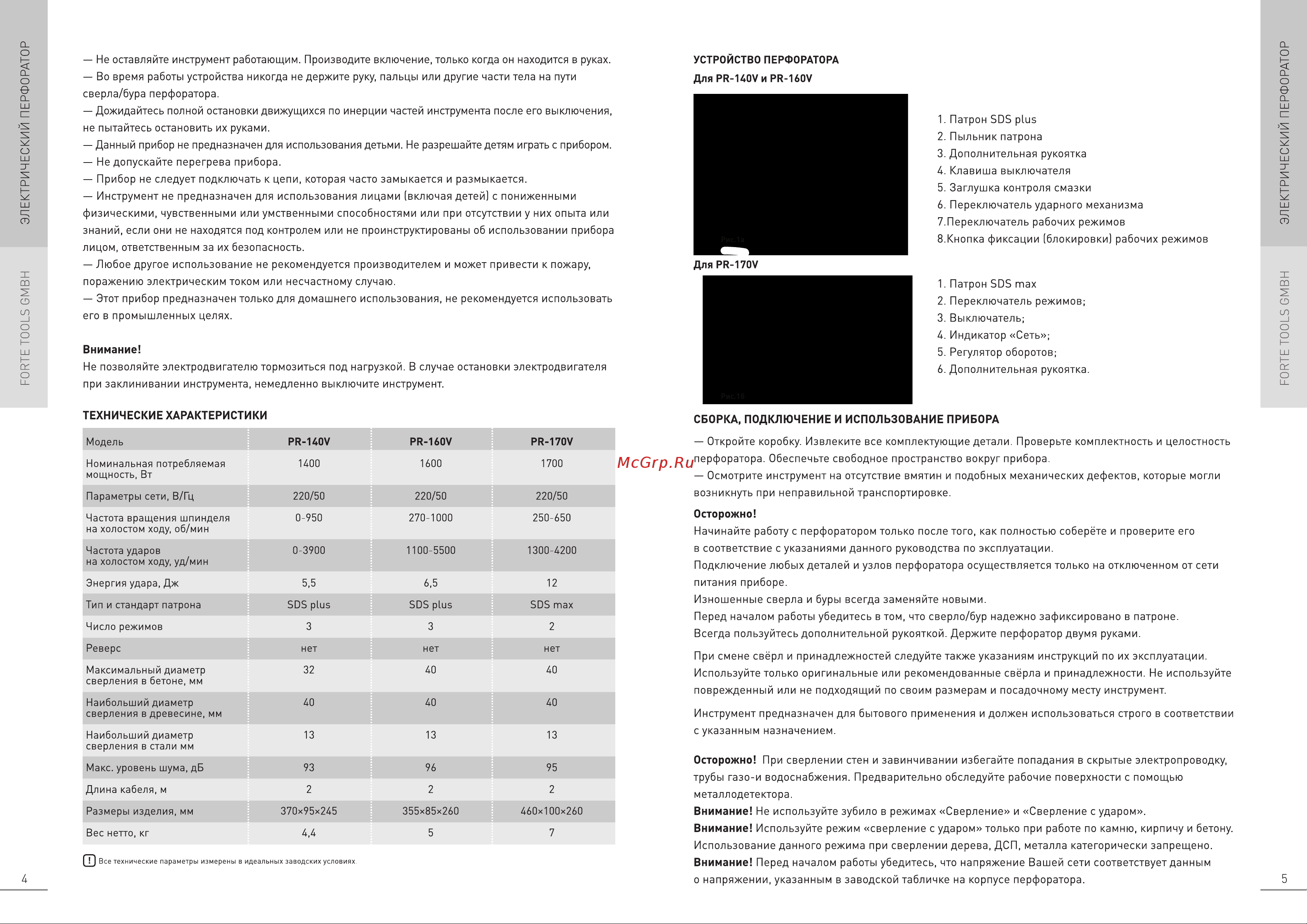 Oasis PR-170V Инструкция по эксплуатации онлайн [4/10] 603580