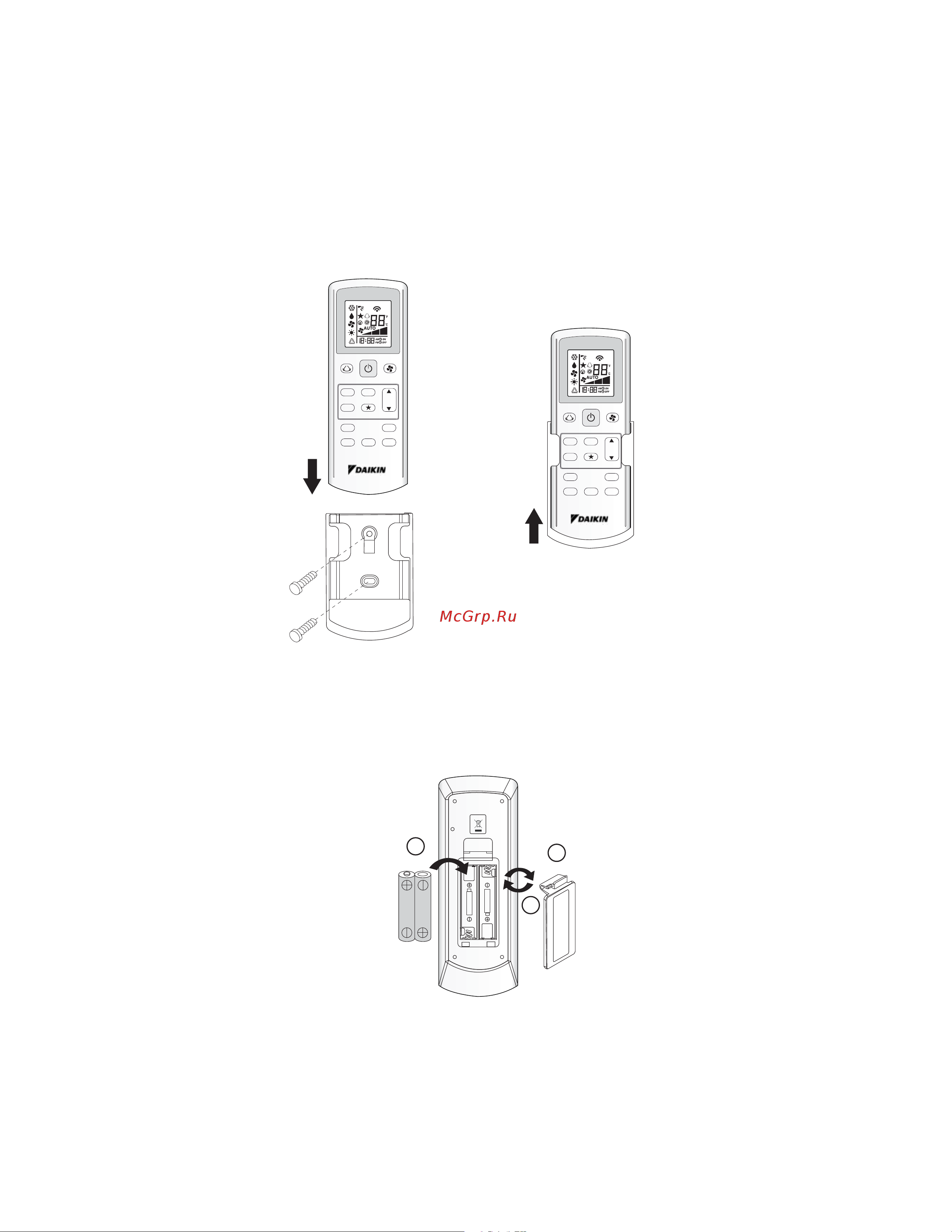 Daikin FHYC25JEVLK [3/8] How to mount onto the wall