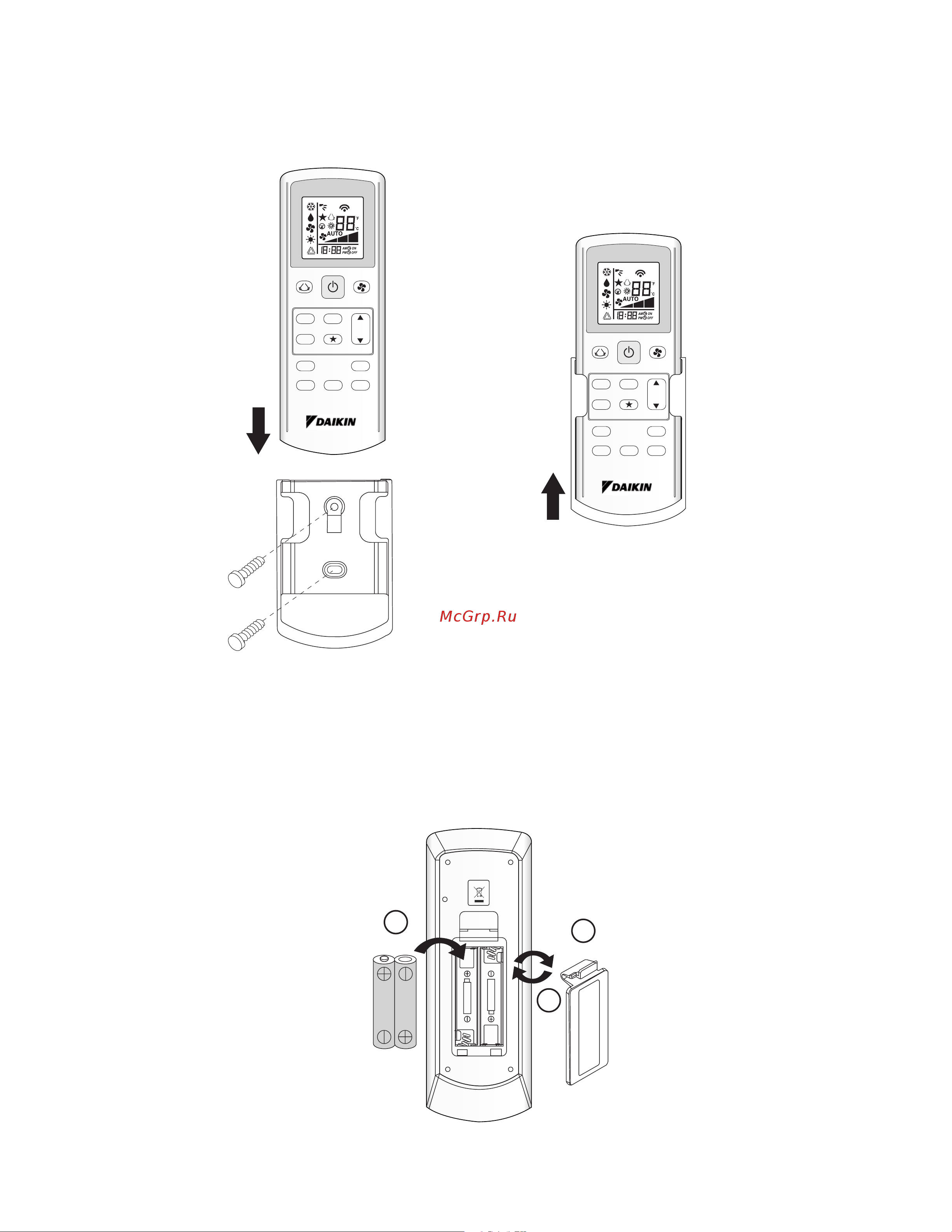 Daikin FTD20JEVLK [3/8] How to mount onto the wall