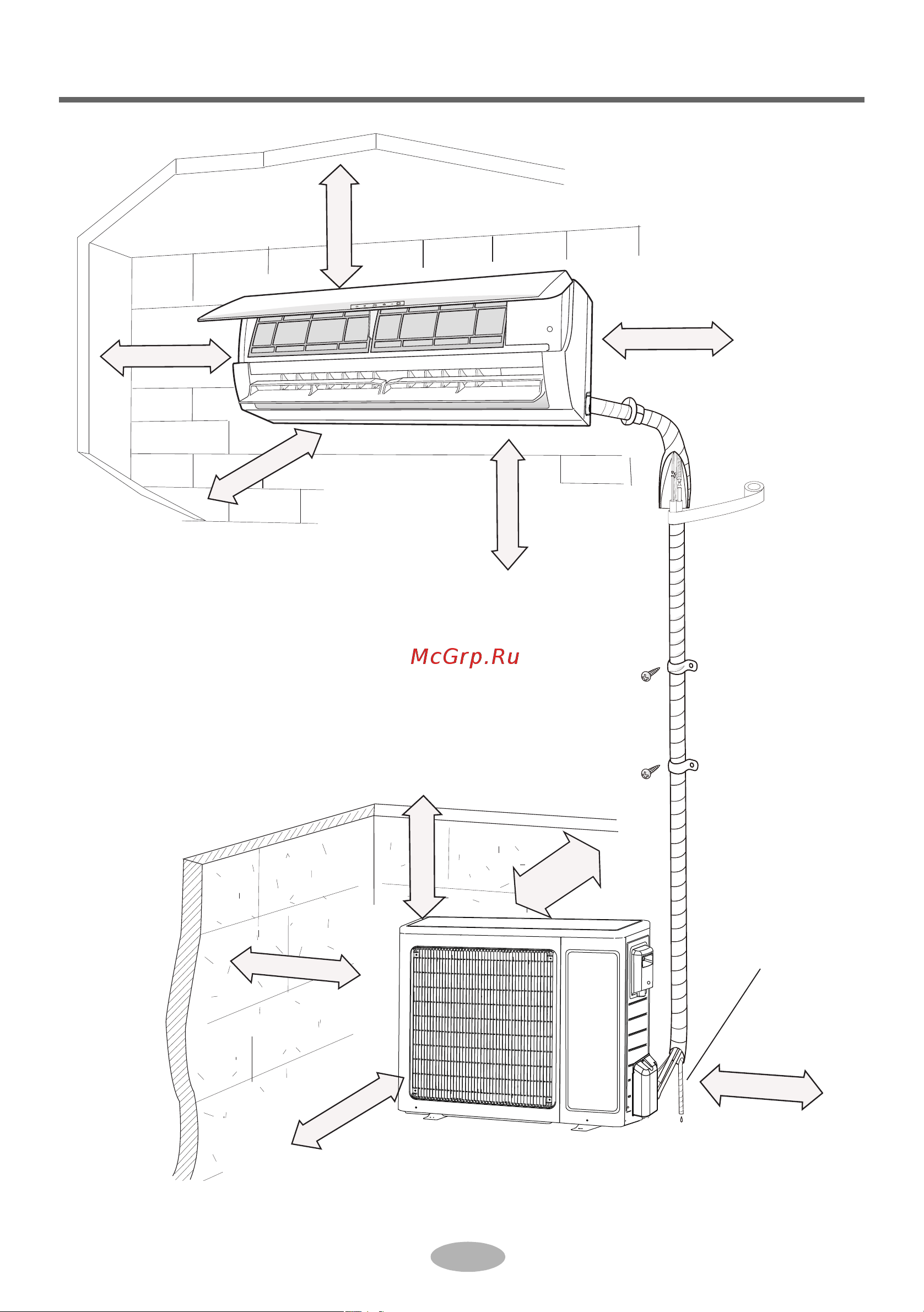 Daikin FTYNV35AV1 [8/40] Монтажная схема с размерами