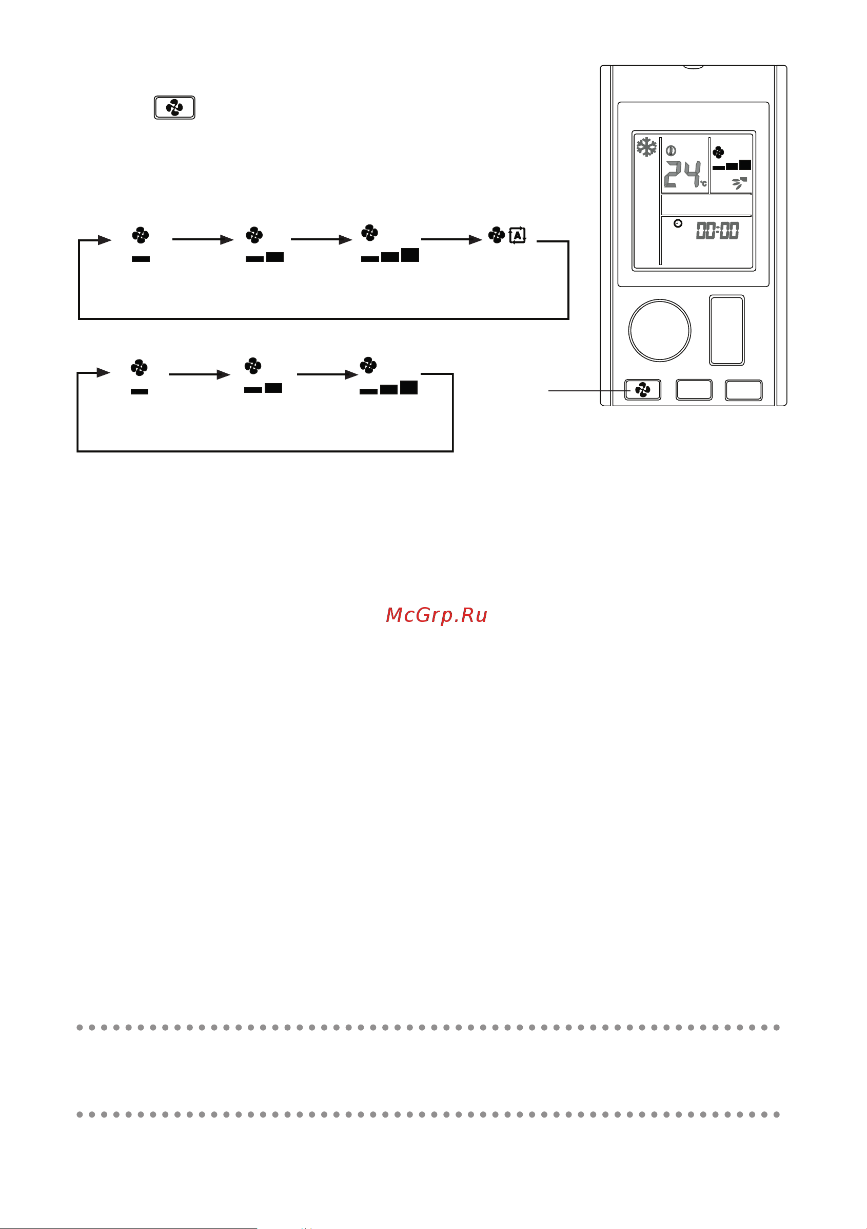 Daikin FTXC20BV1B [14/312] To change fan speed setting