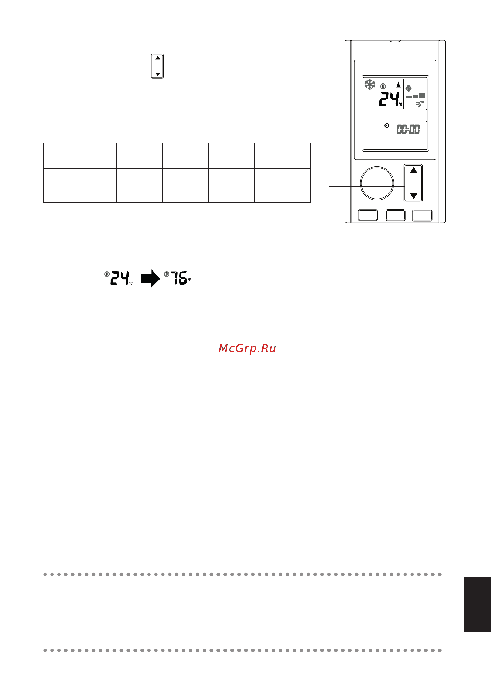 Daikin FTXC60BV1B [293/312] Zmiana ustawienia temperatury
