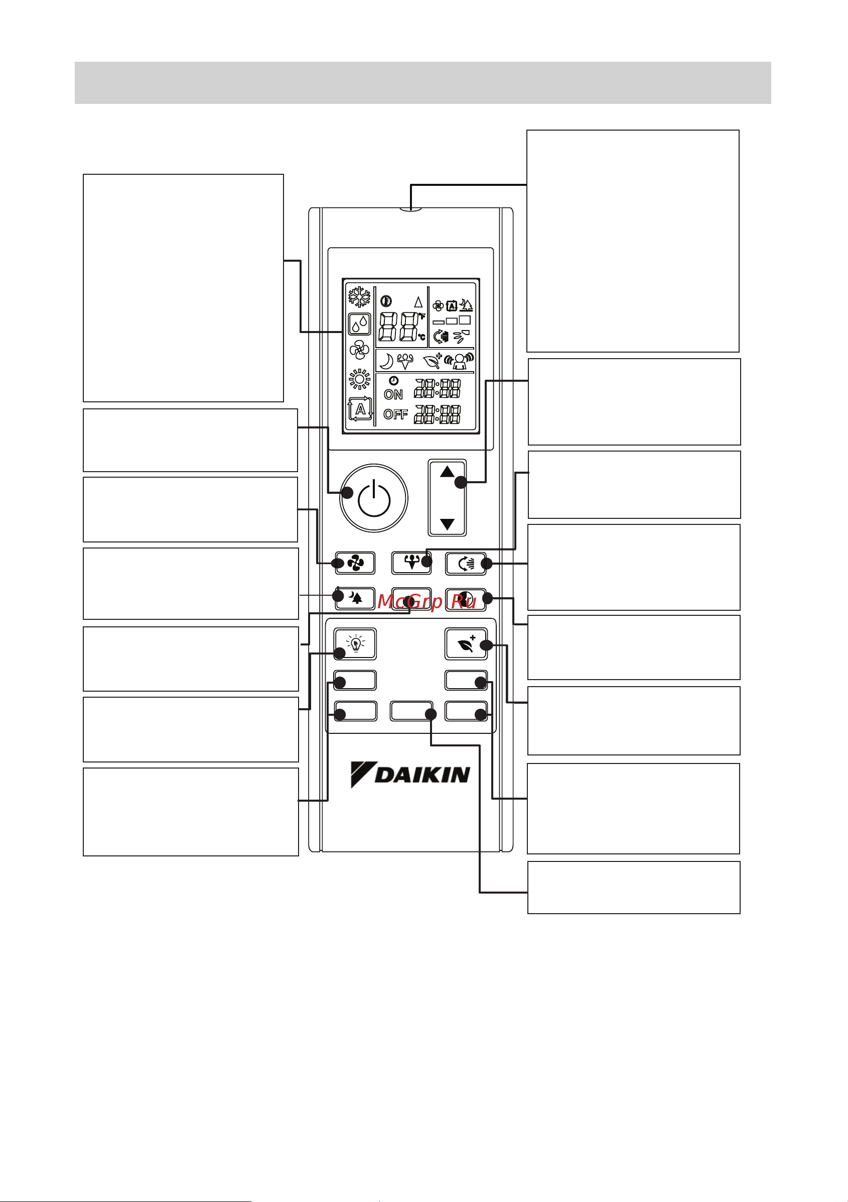 Daikin FTXC60BV1B [64/312] Übersicht zur fernbedienung