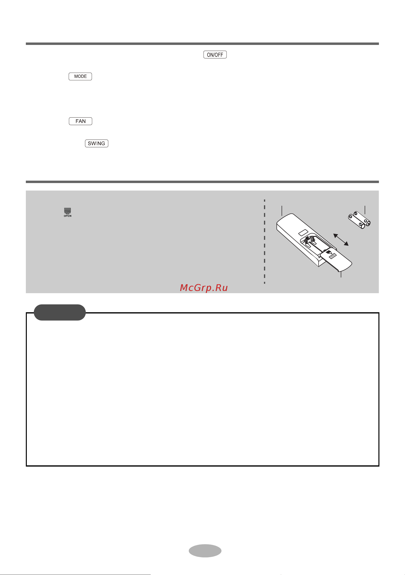 Daikin RV25AV1 [28/40] Replacement of batteries in remote controller