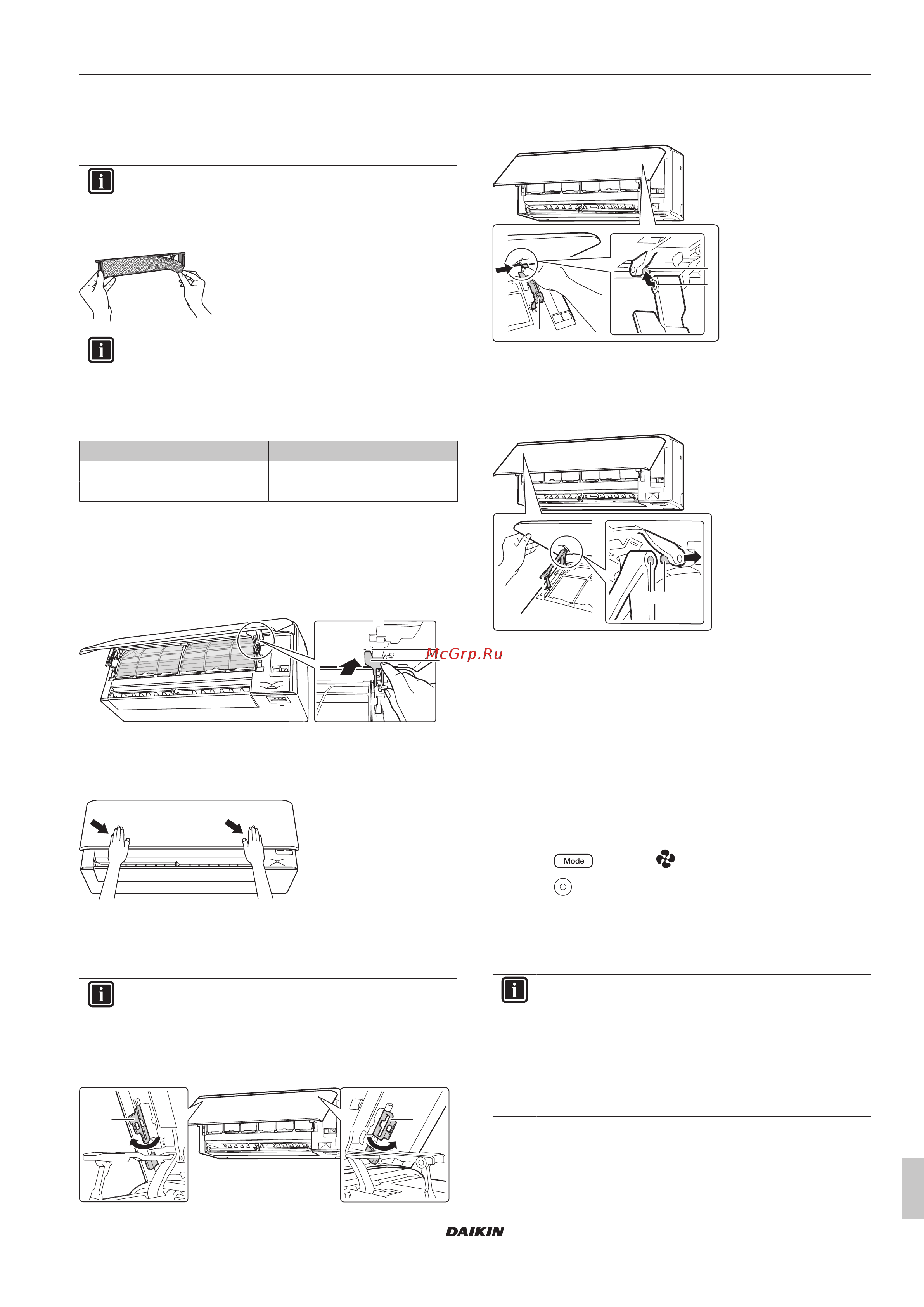 Daikin FTXTA30B2V1BW [17/20] Maintenance and service