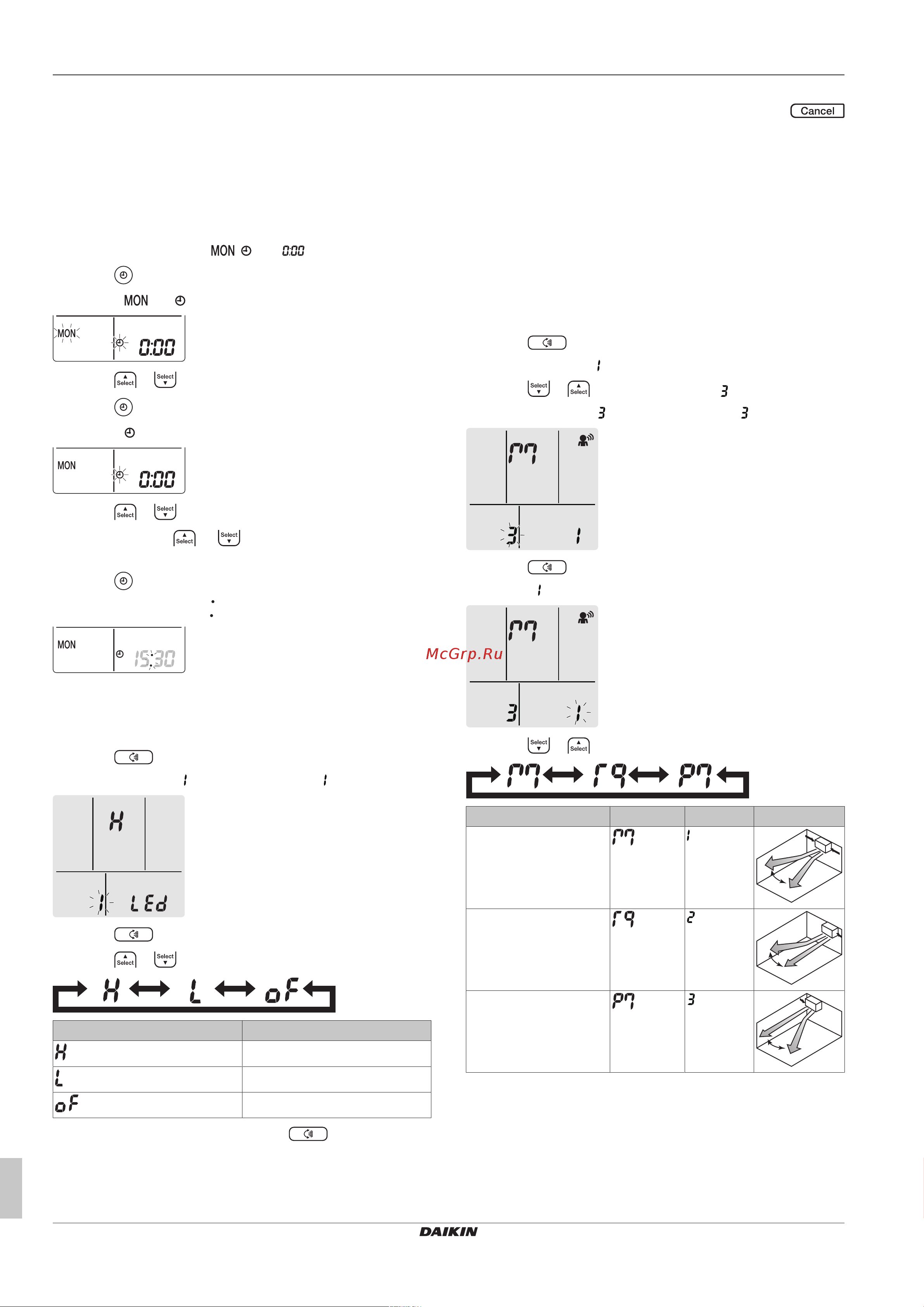Daikin FTXTA30B2V1BW [6/20] To set the clock