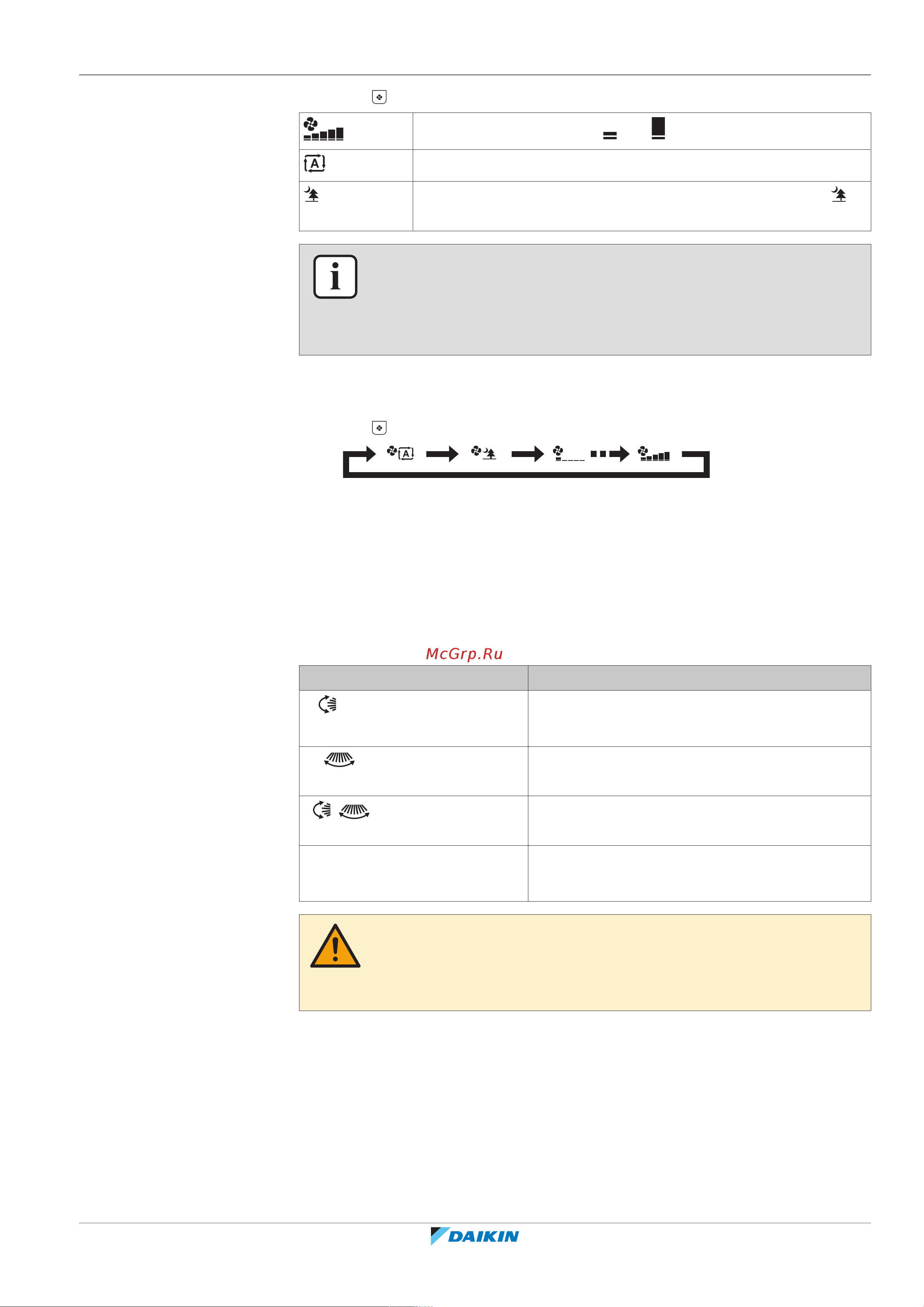 Daikin FTXTA30B2V1BW [23/60] To adjust the airflow rate