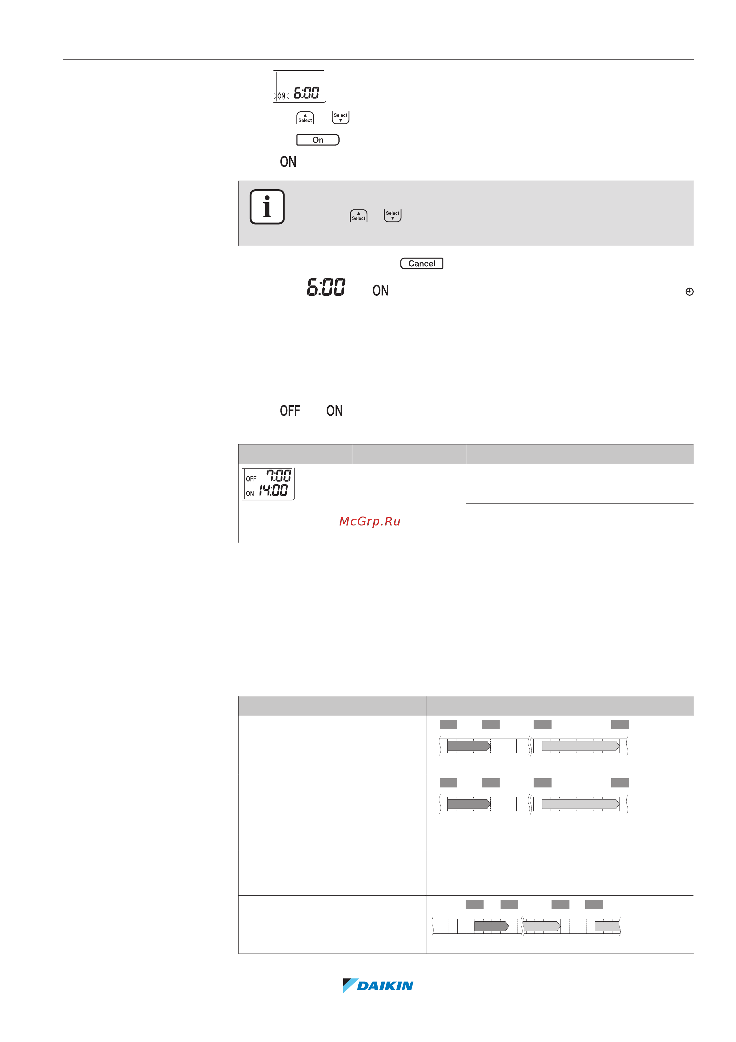 Daikin FTXTA30B2V1BB [31/60] Weekly timer operation