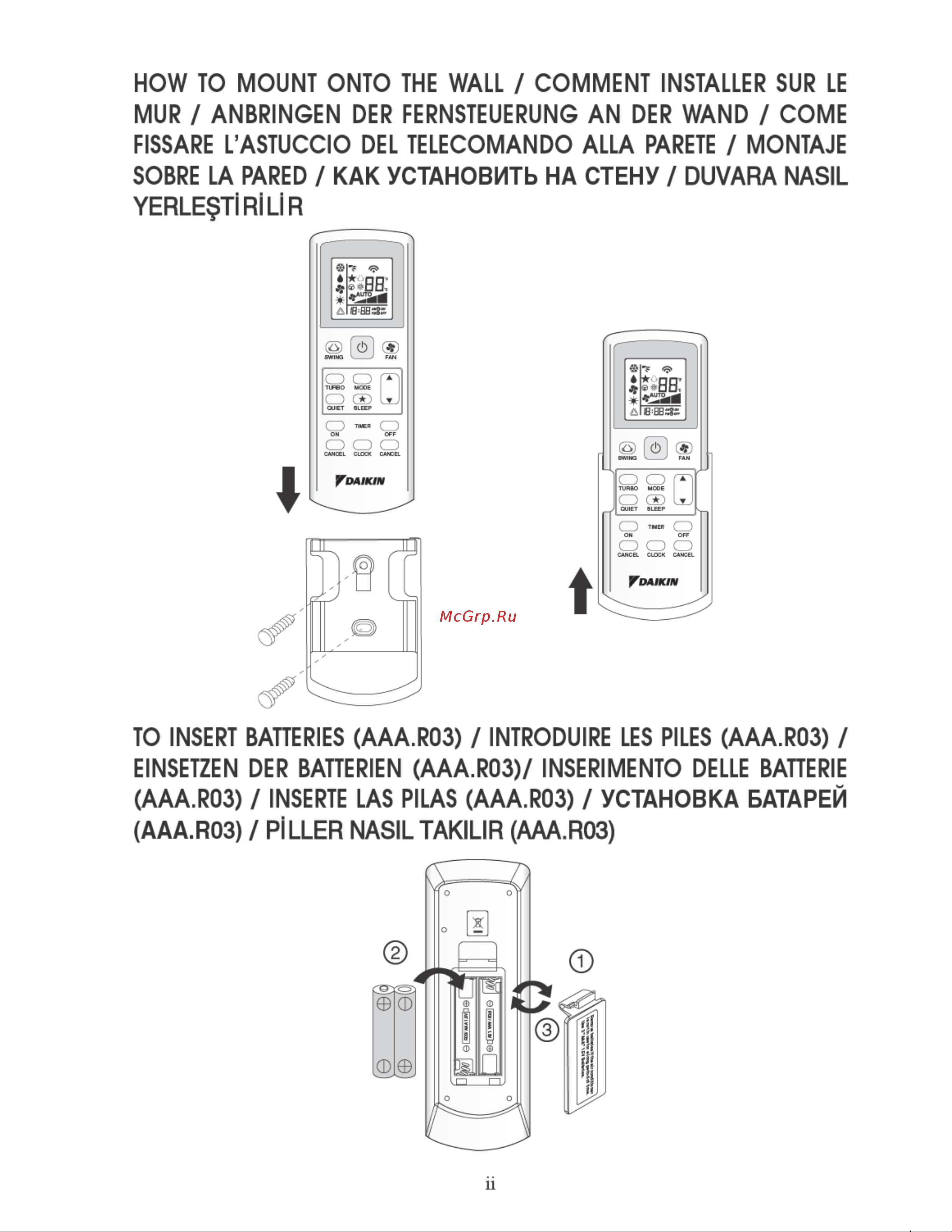Daikin FTYN60LV1B Инструкция по эксплуатации онлайн [3/48] 604088