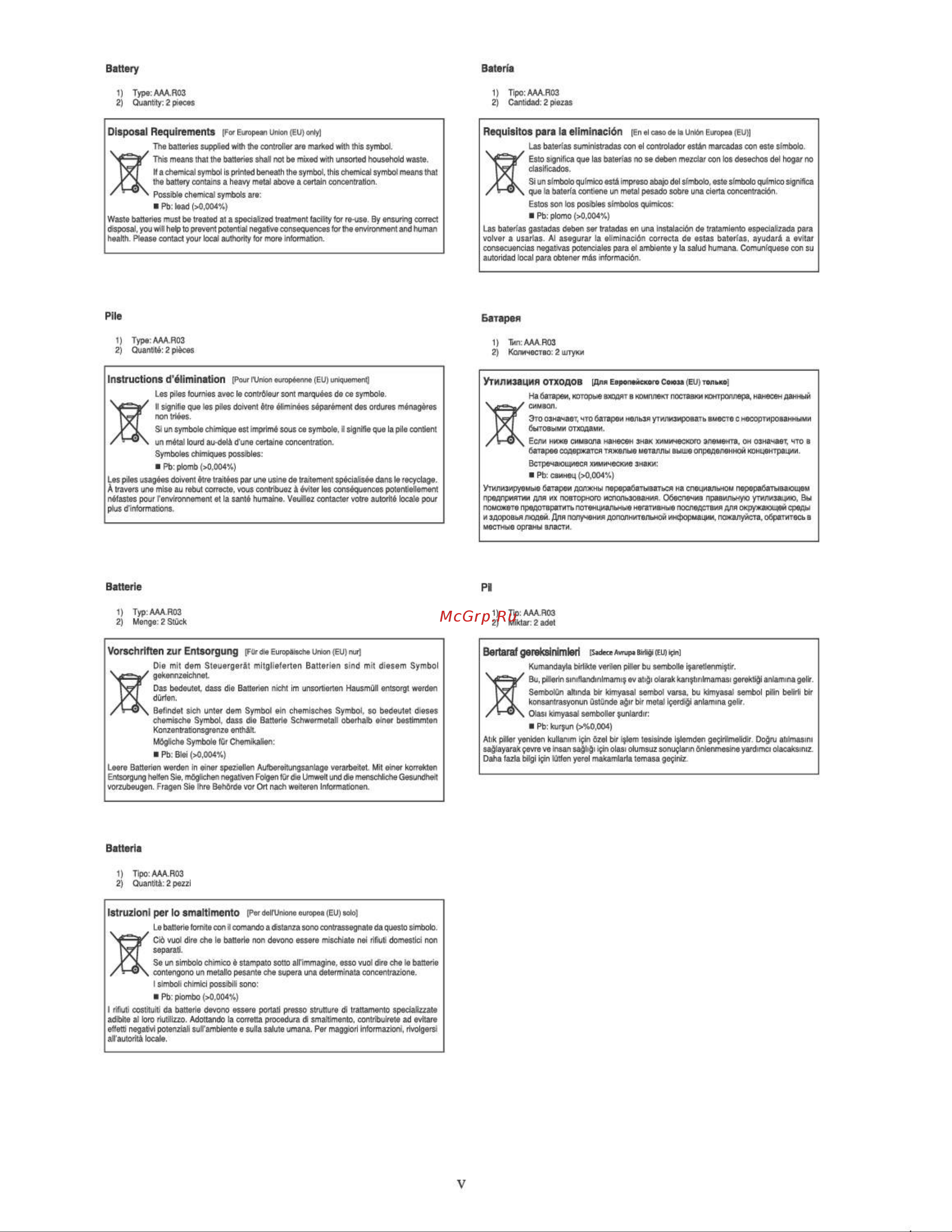 Daikin FTYN35LV1B [6/48] Disposal requirements