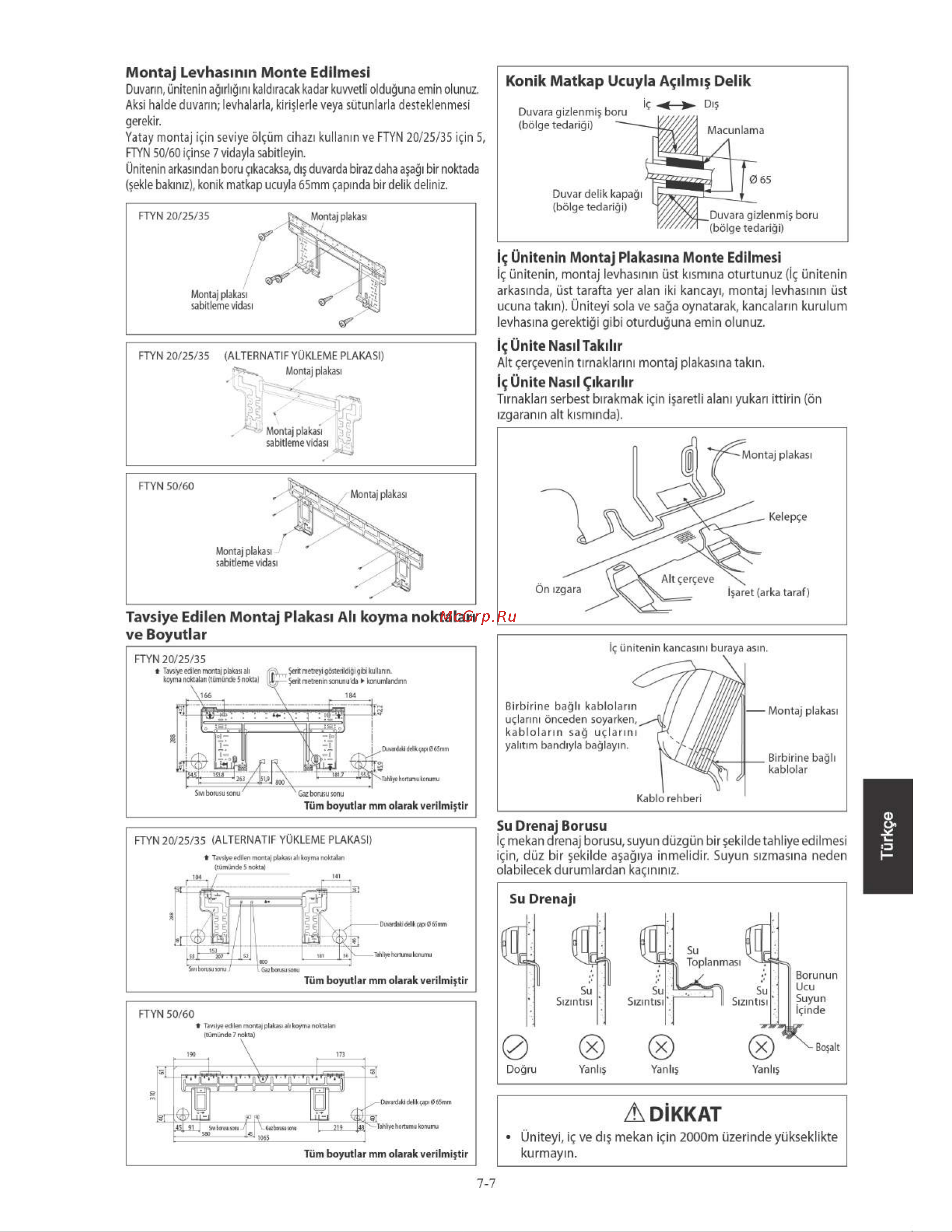 Daikin FTYN35LV1B [117/152] Díkkat