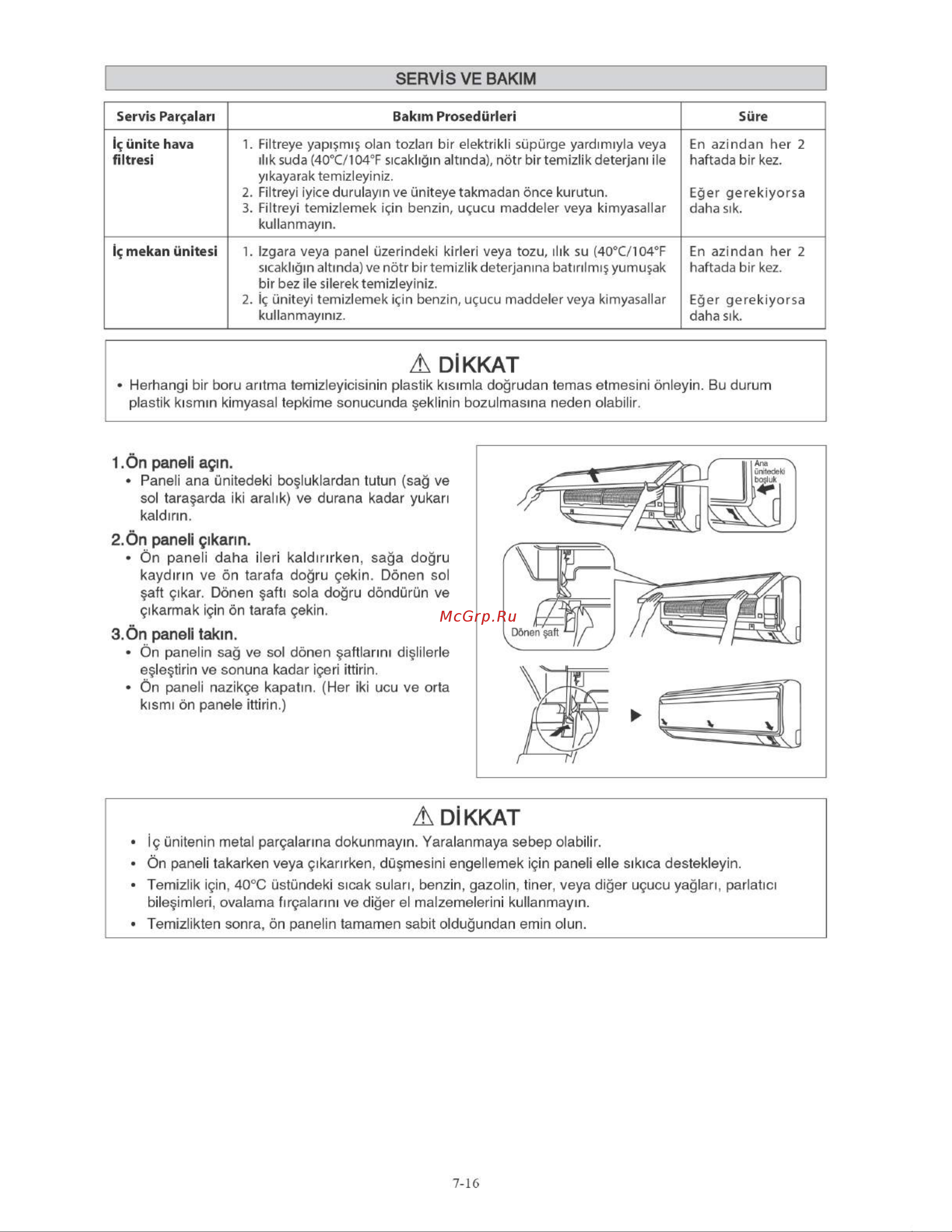 Daikin FTYN35LV1B [126/152] Díkkat