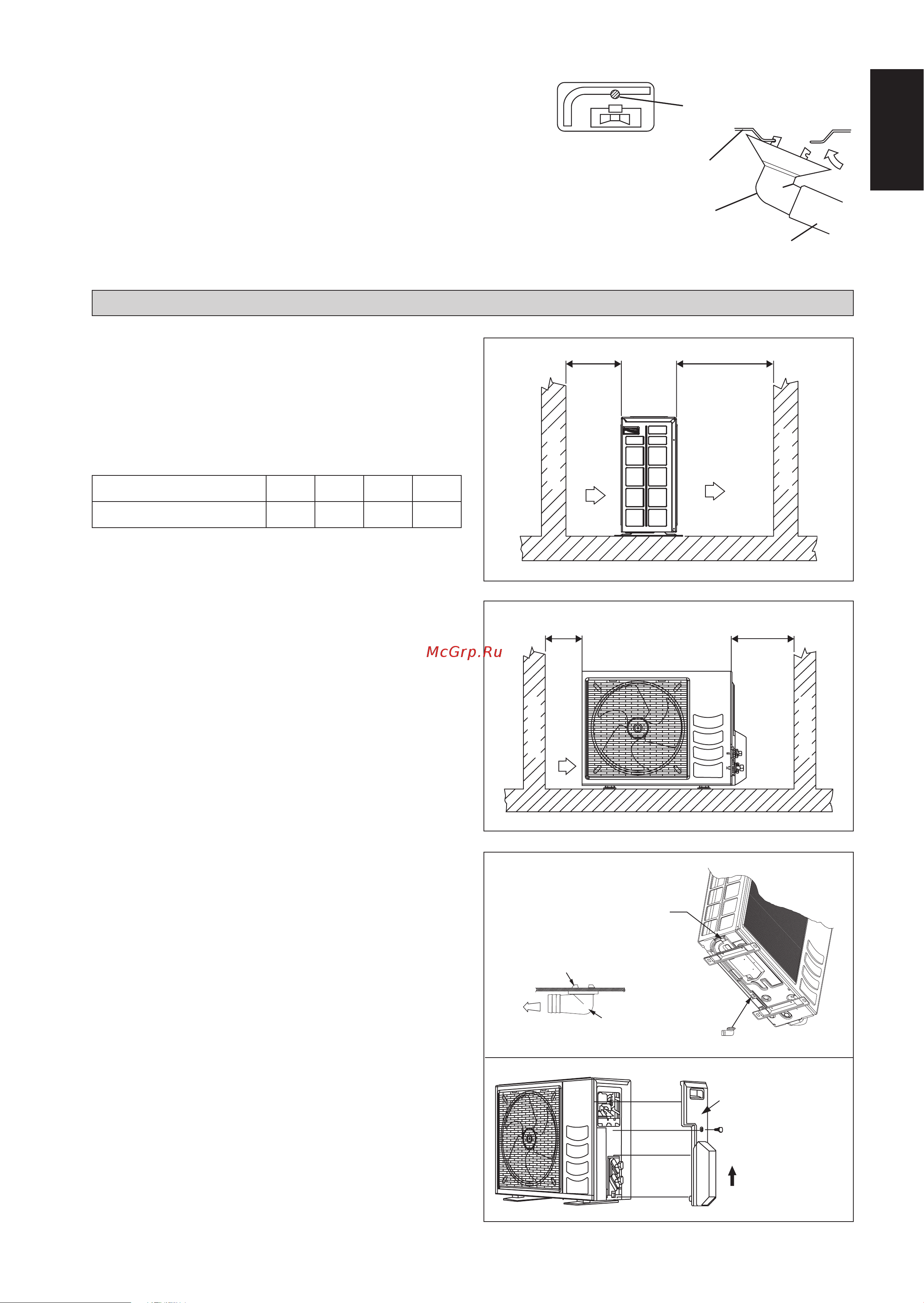 Daikin ATXN50MV1B [9/156] Condensed water disposal of outdoor unit heat pump unit only