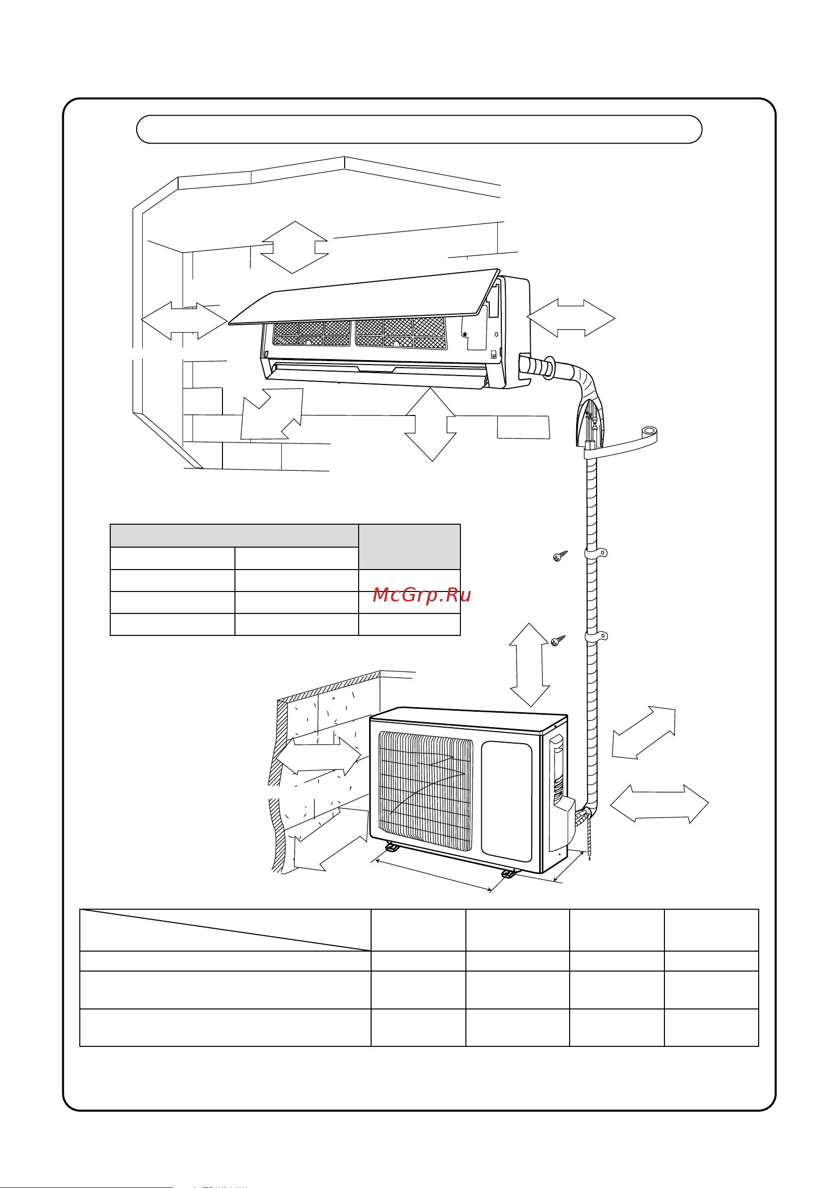 Daikin FTY30HEVLK [21/28] Space to the ceiling