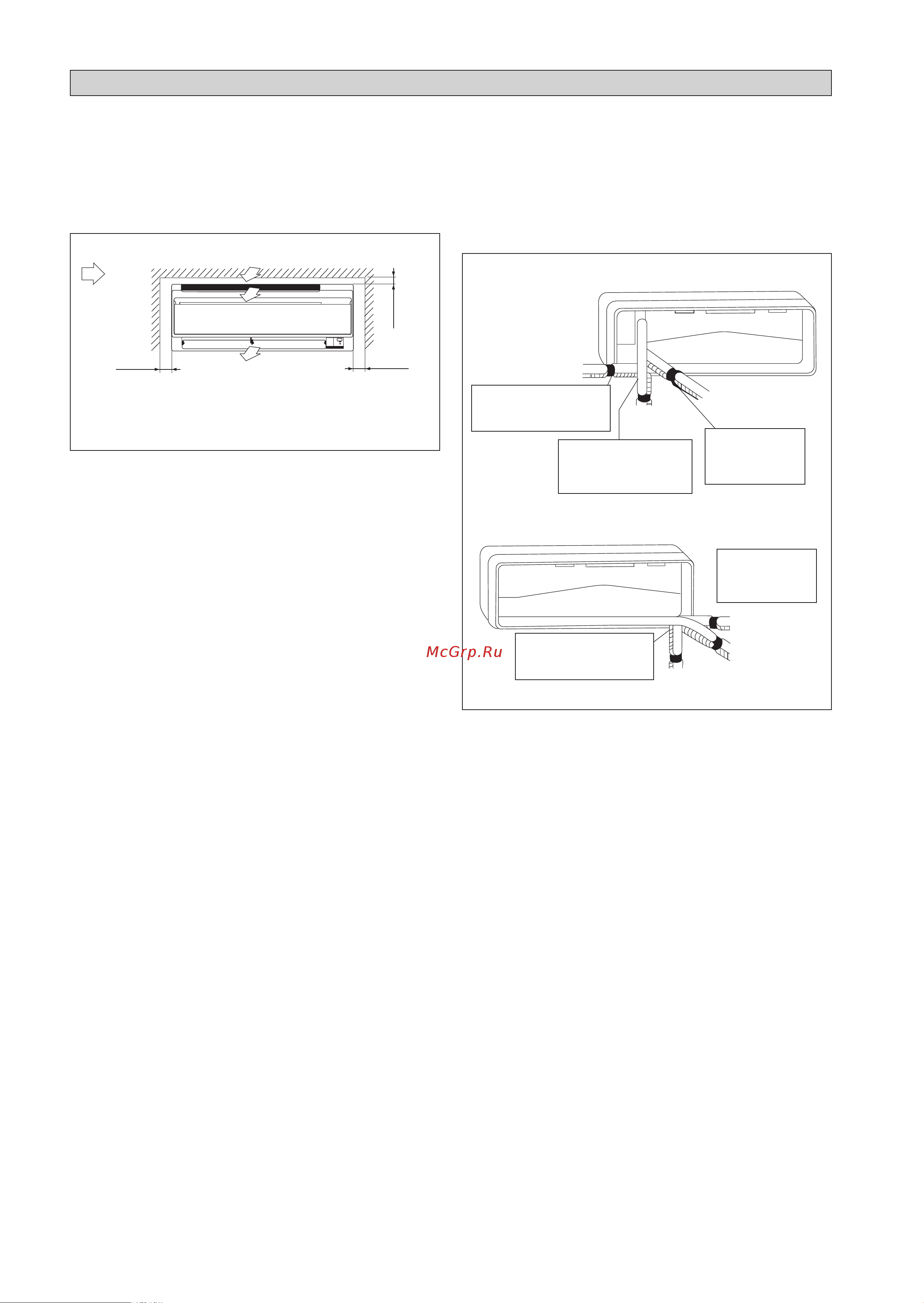 Daikin ARXC35AV1B9 [30/172] Installazione dell unità interna