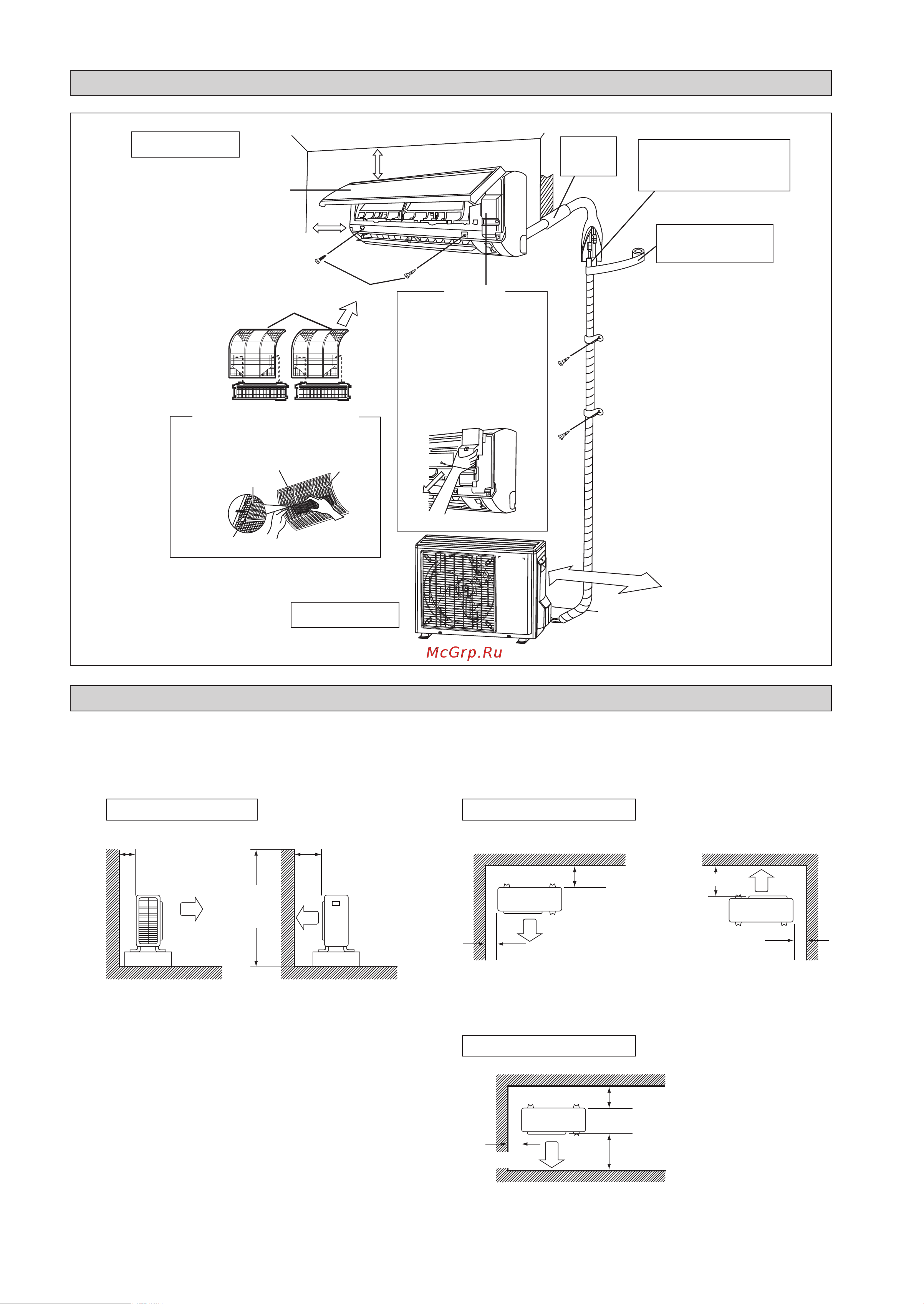 Daikin ATXC50AV1B [8/172] Installation diagram