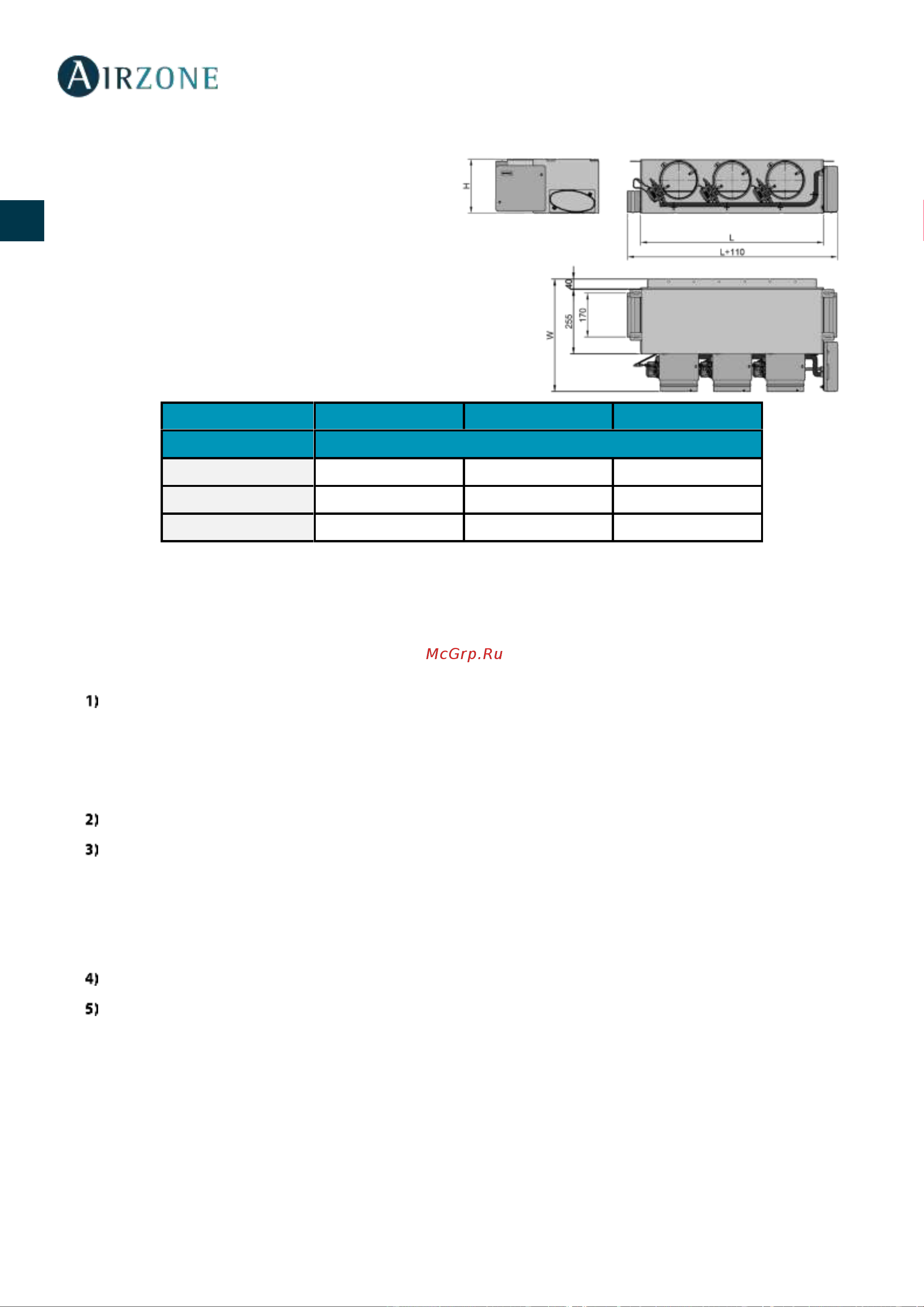 Daikin AZCE6THINKCB [10/136] Plenum motorizado baja silueta azez6daisl