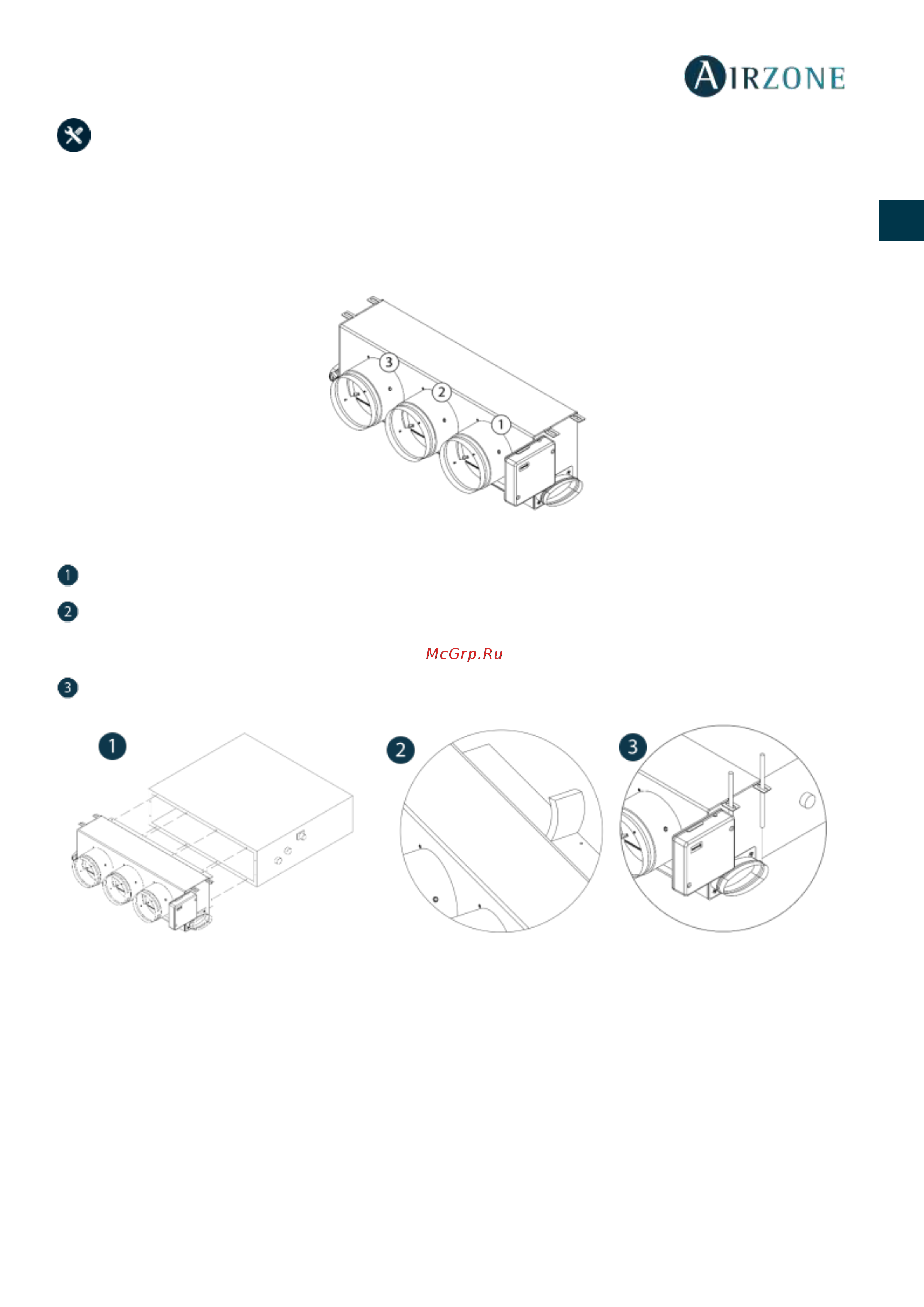 Daikin AZCE6THINKCB [11/136] Montaje easyzone