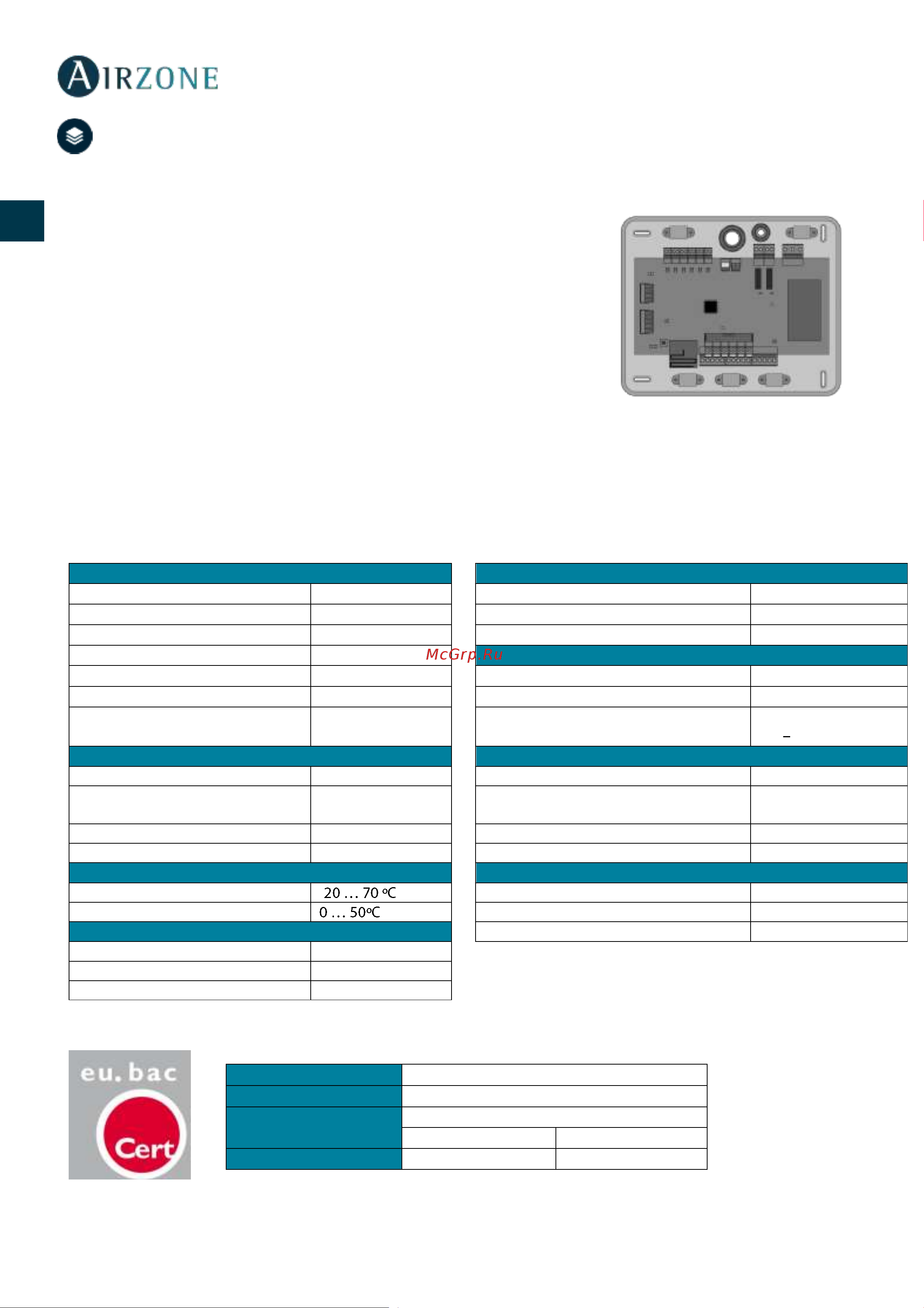 Daikin AZCE6THINKCB [6/136] Central del sistema innobus pro6 azce6ibpro6