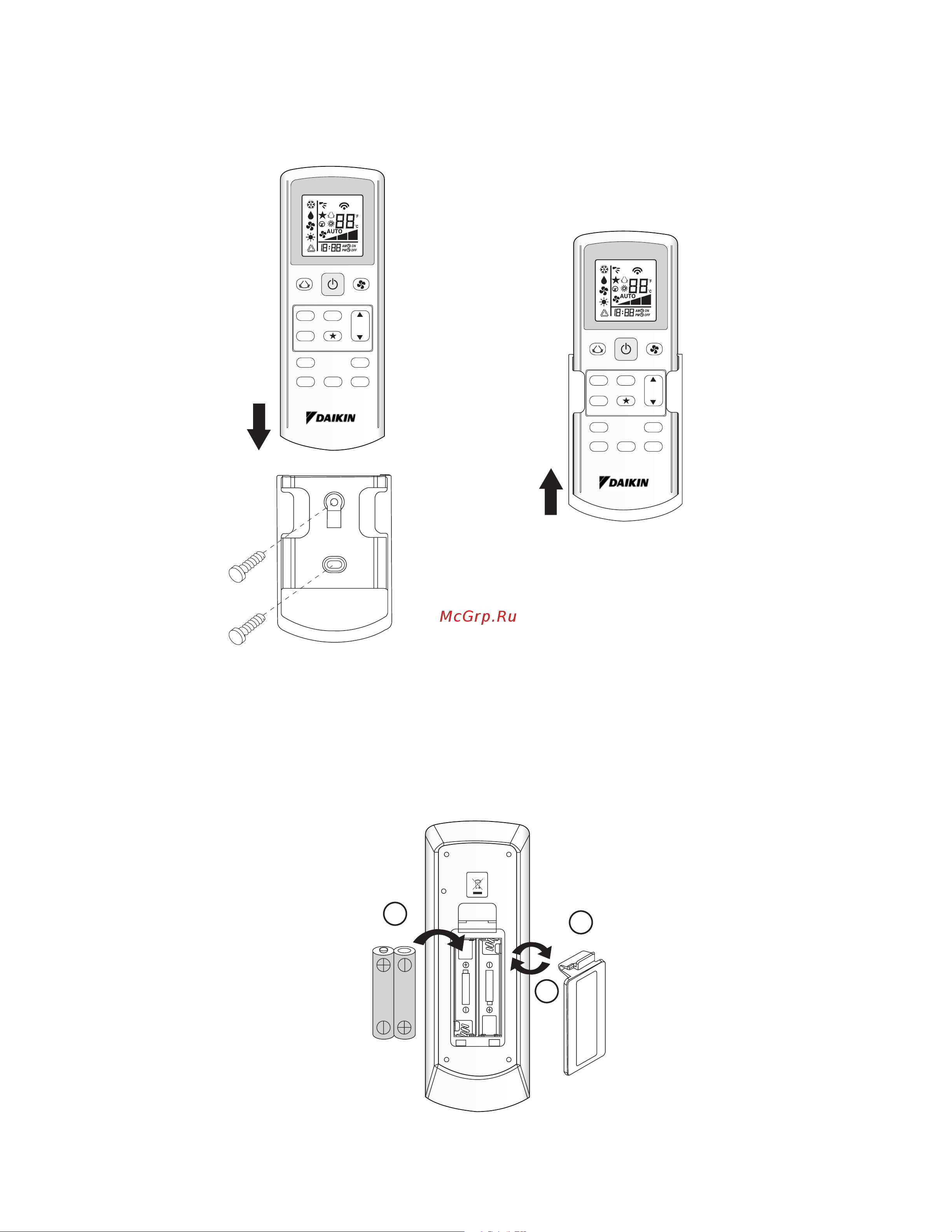 Daikin FTS20JEV1K [3/8] How to mount onto the wall