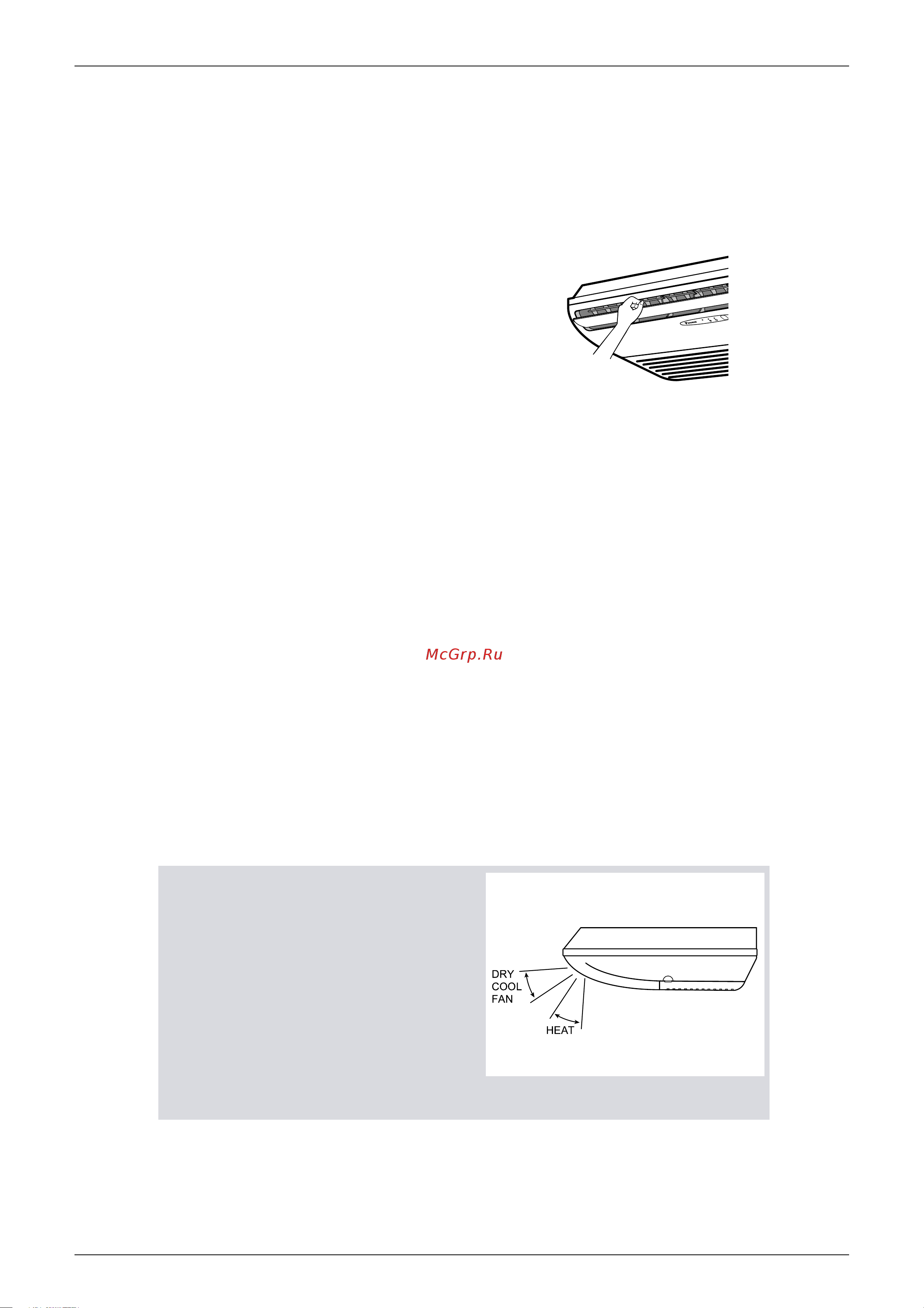 Daikin RMXS140E7V3B [196/397] To adjust the vertical blades louvers
