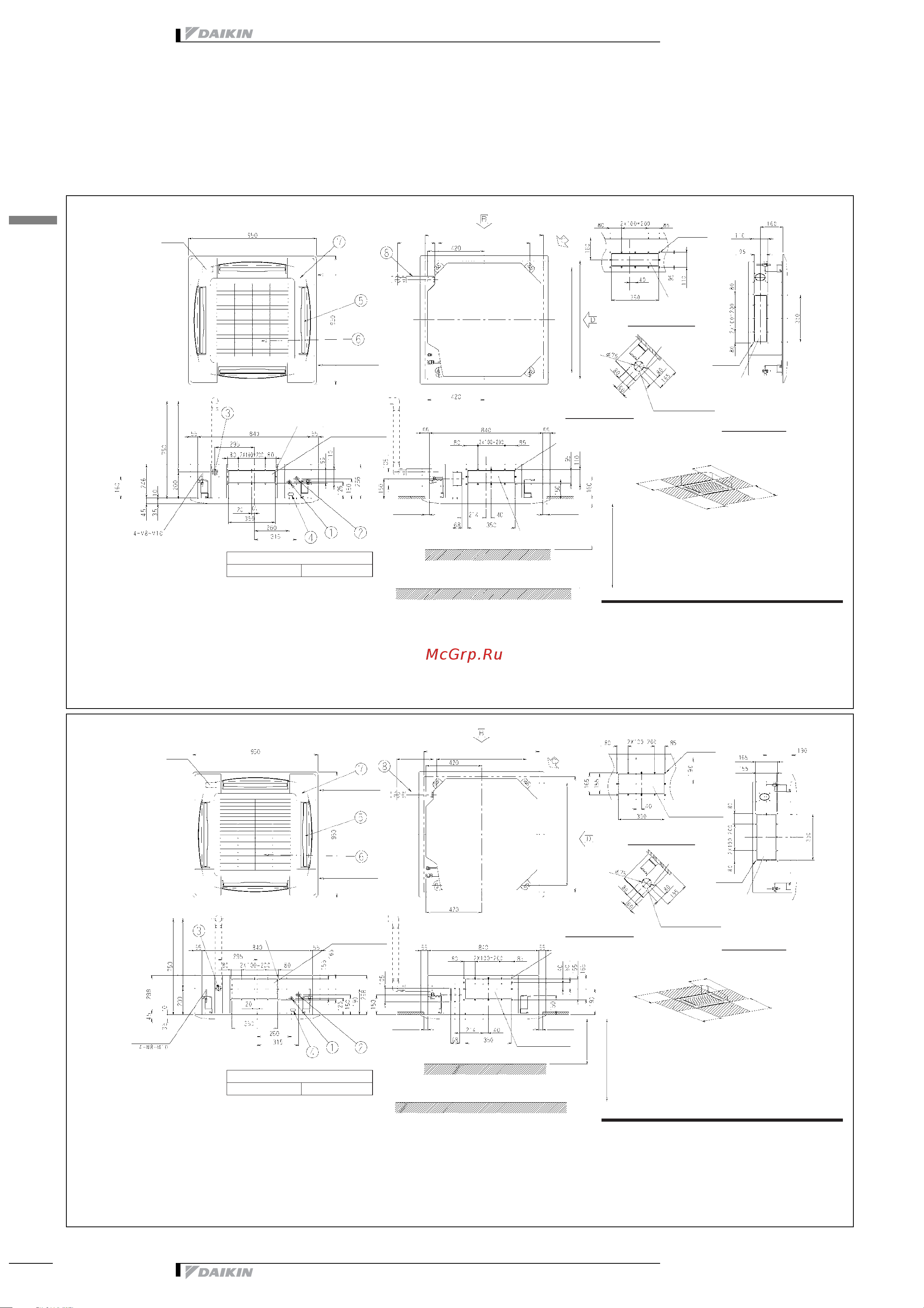 Daikin FCQ71DV3B [8/19] D033593a