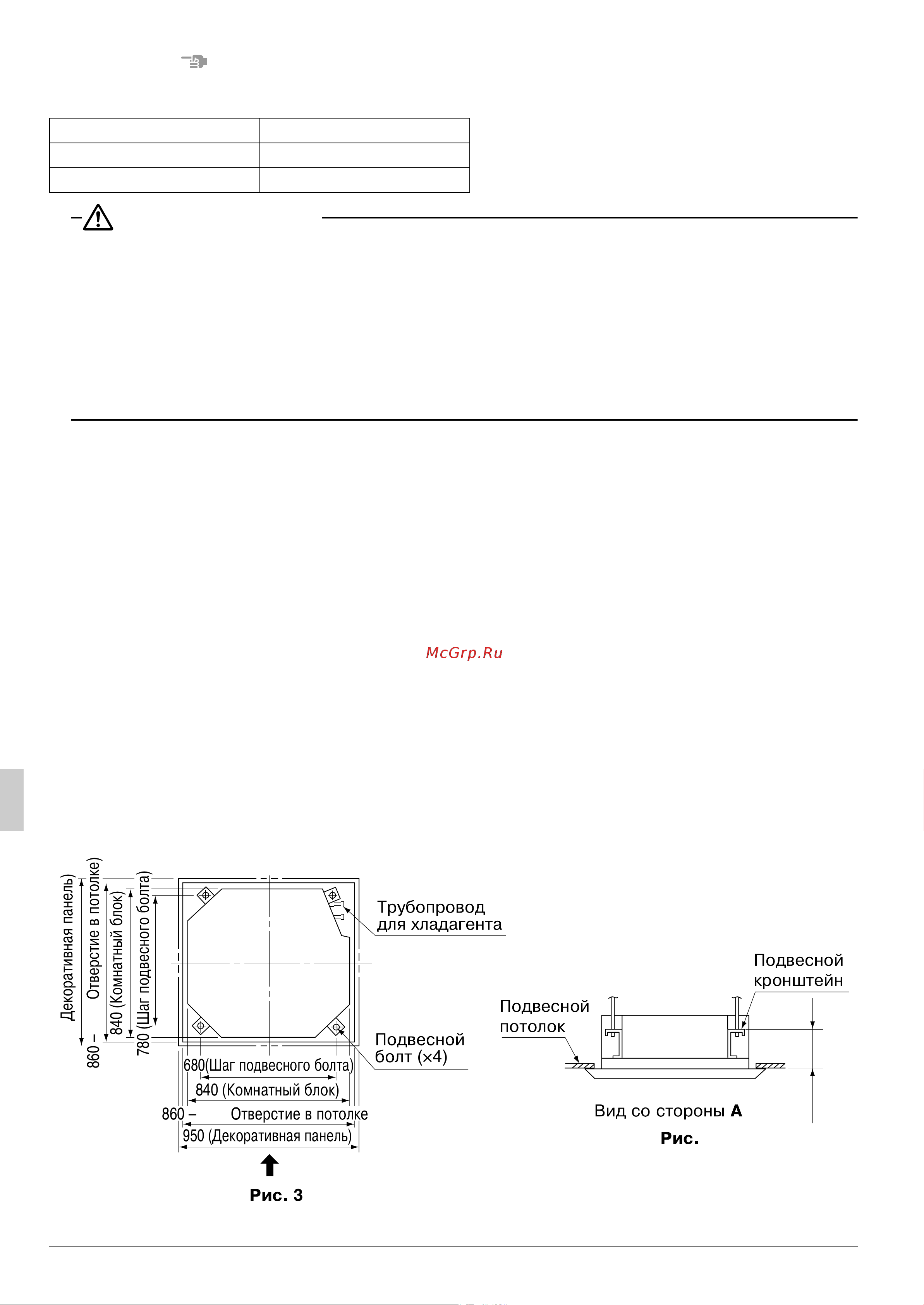 Daikin FCQ125DV3B [9/32] Подготовка к монтажу