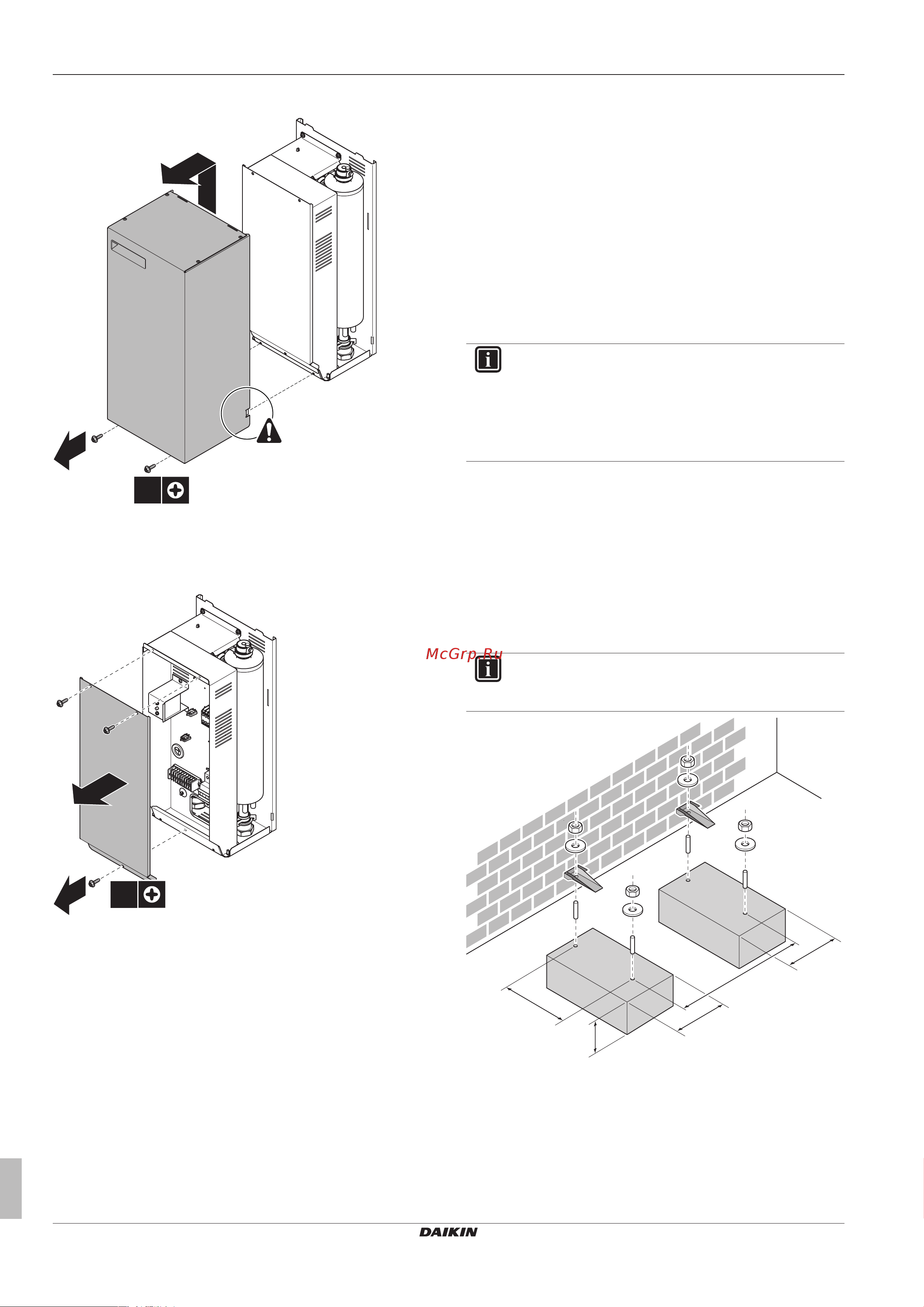 Daikin EHBH08CBV [36/120] Монтаж