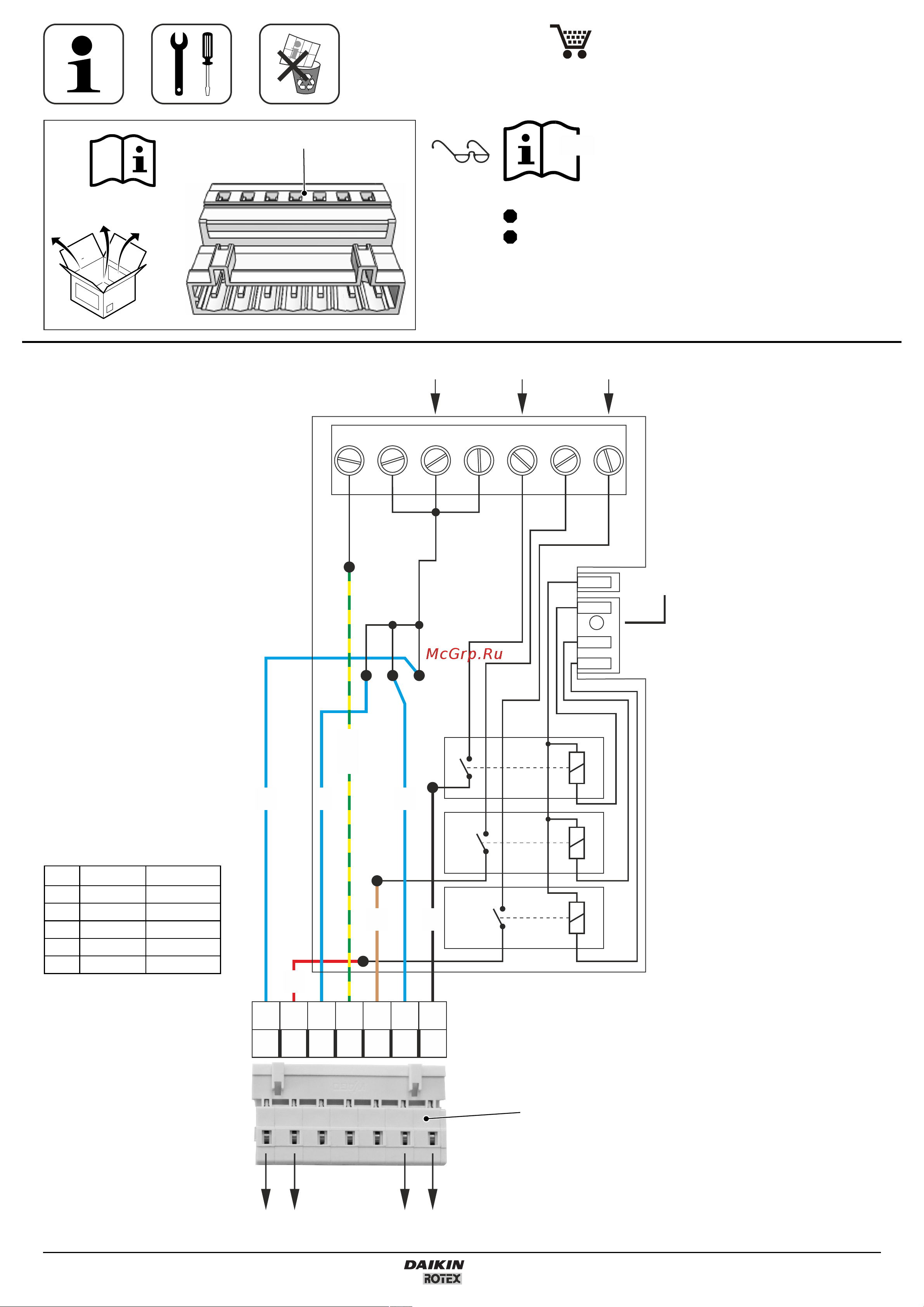 Daikin EHSX08P30BB Спецификация онлайн
