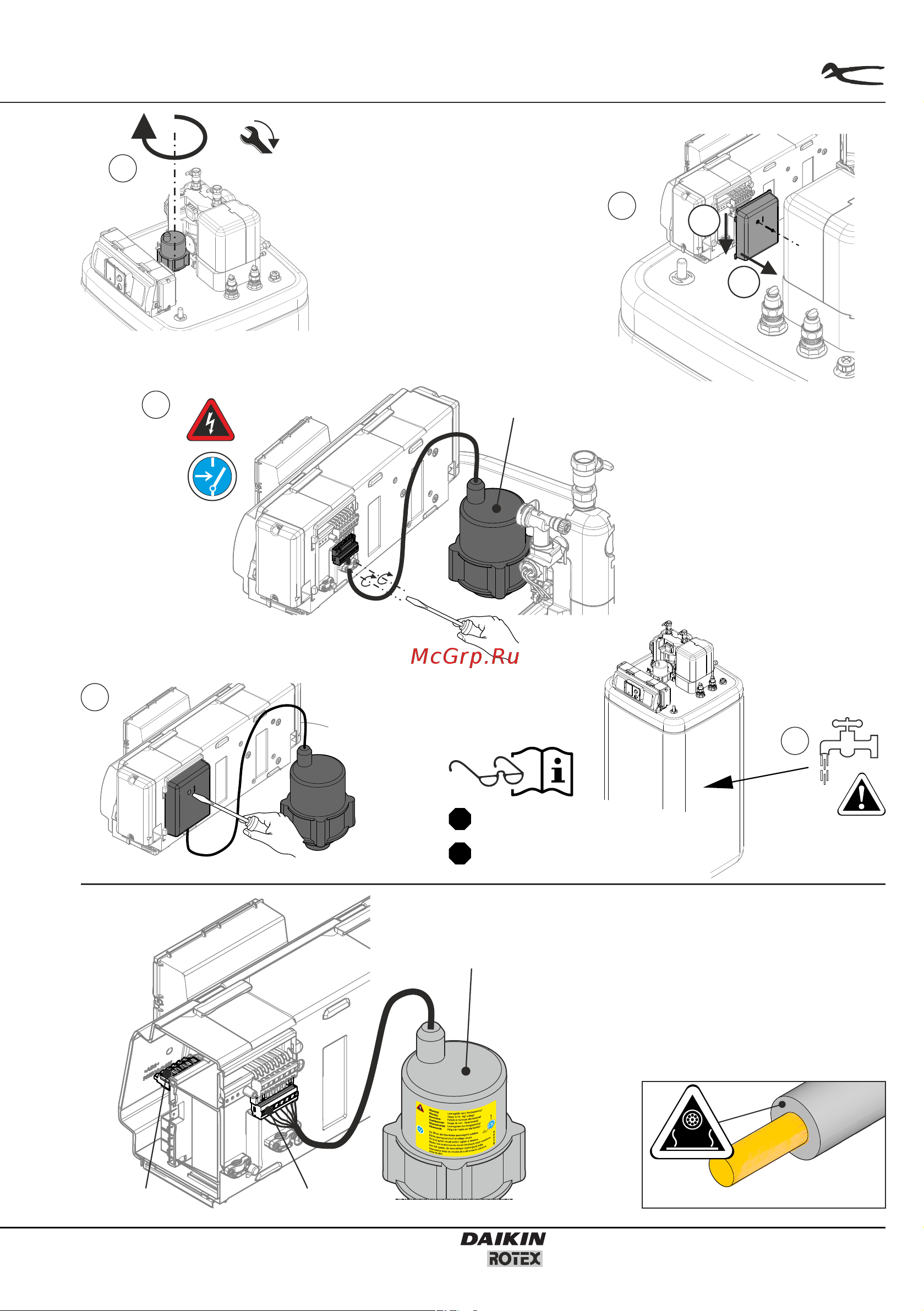Daikin EHSX08P50BA Инструкция по монтажу онлайн [3/8] 604297