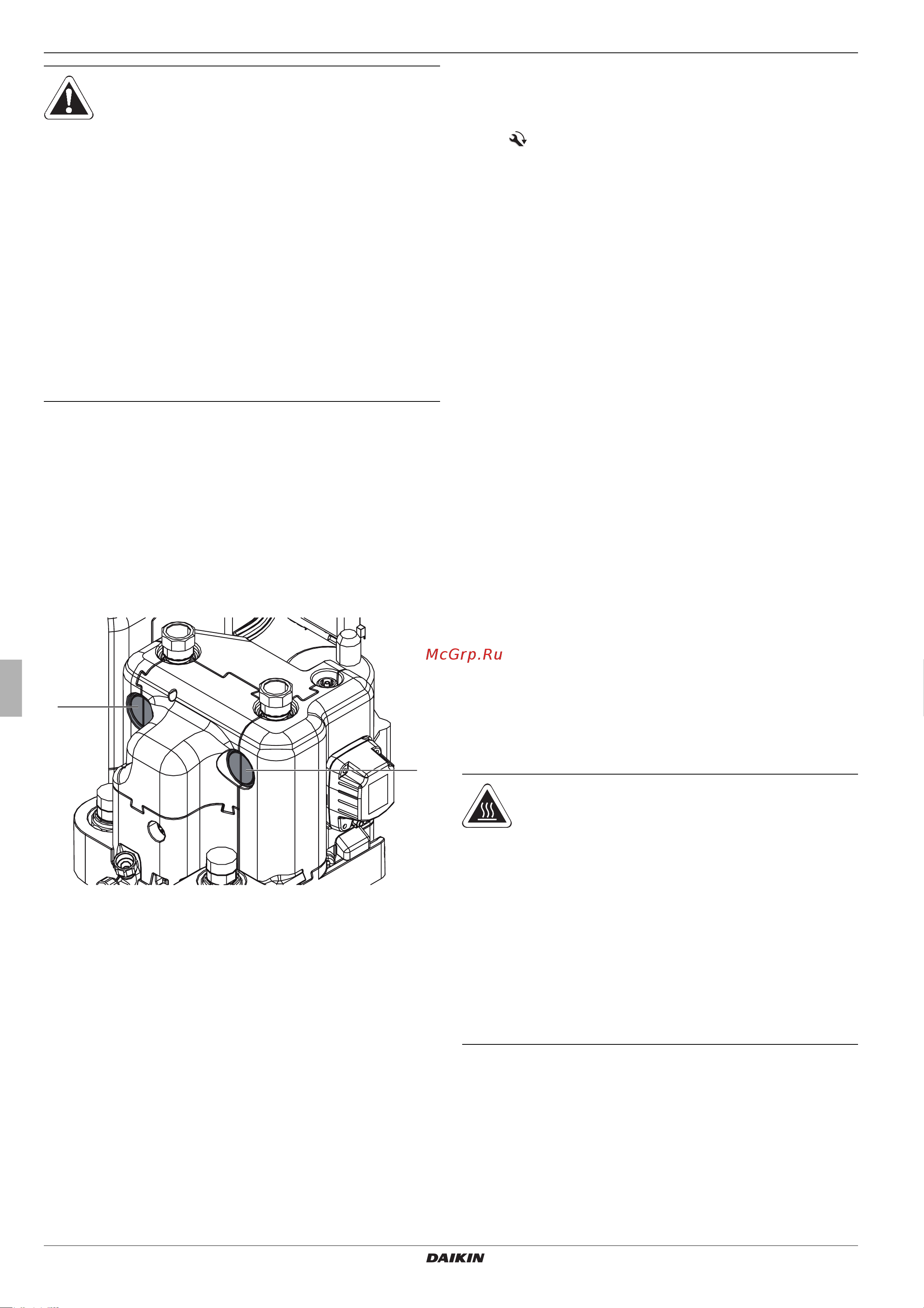 Daikin EHSXB08P50BA [24/84] Connecting hydraulic lines