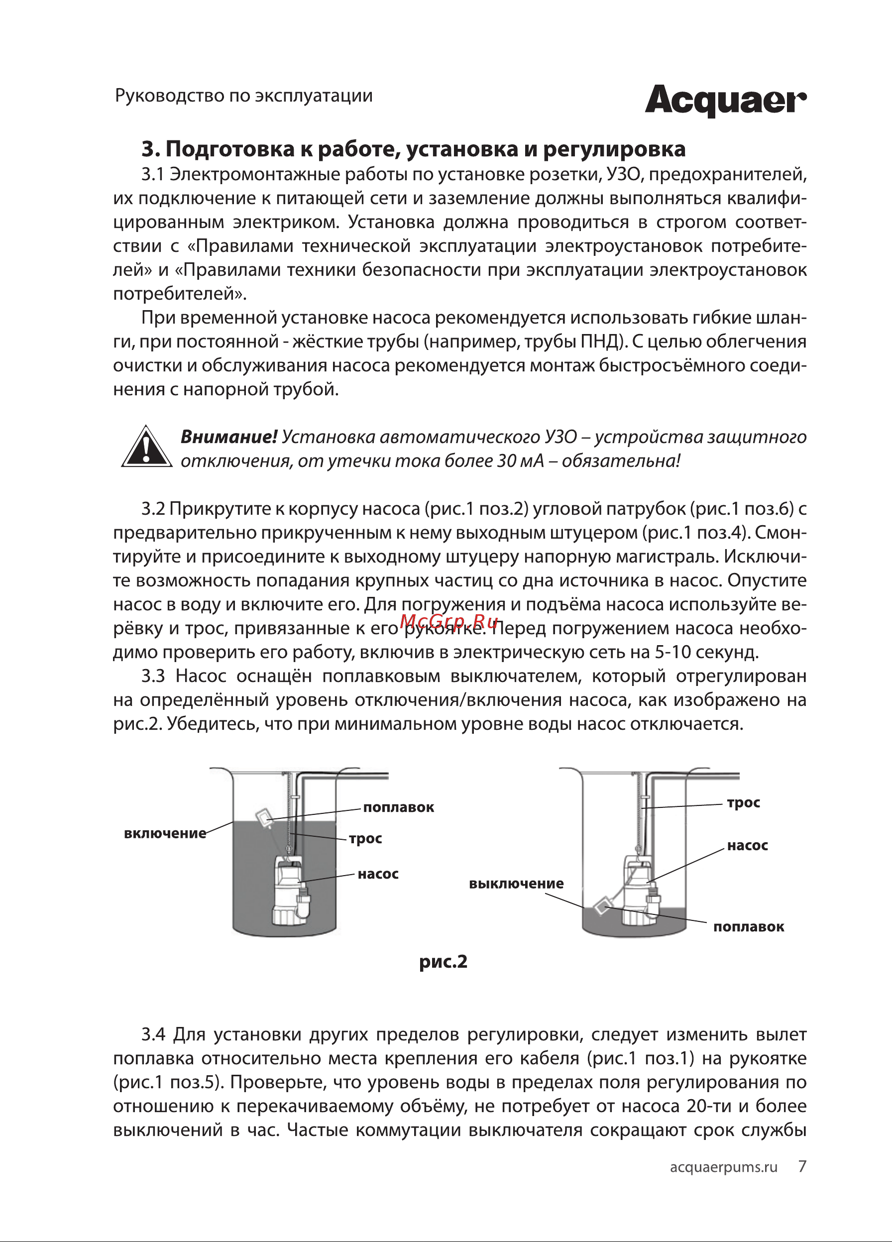 Acquaer RGSM-1000PSW [7/16] Асдиаег