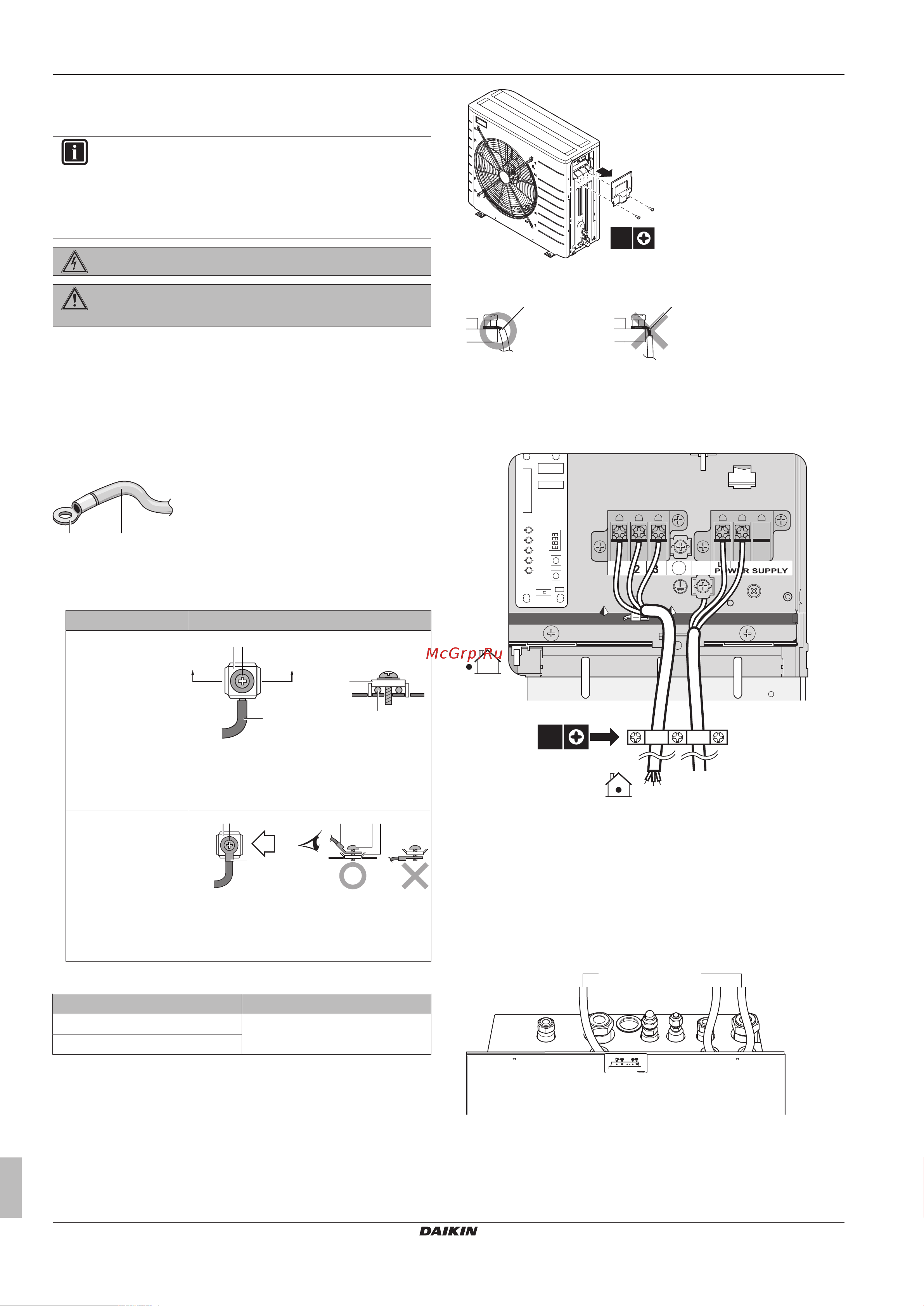 Daikin EHVH04SU18CB6W [42/108] To connect the electrical wiring on the indoor unit
