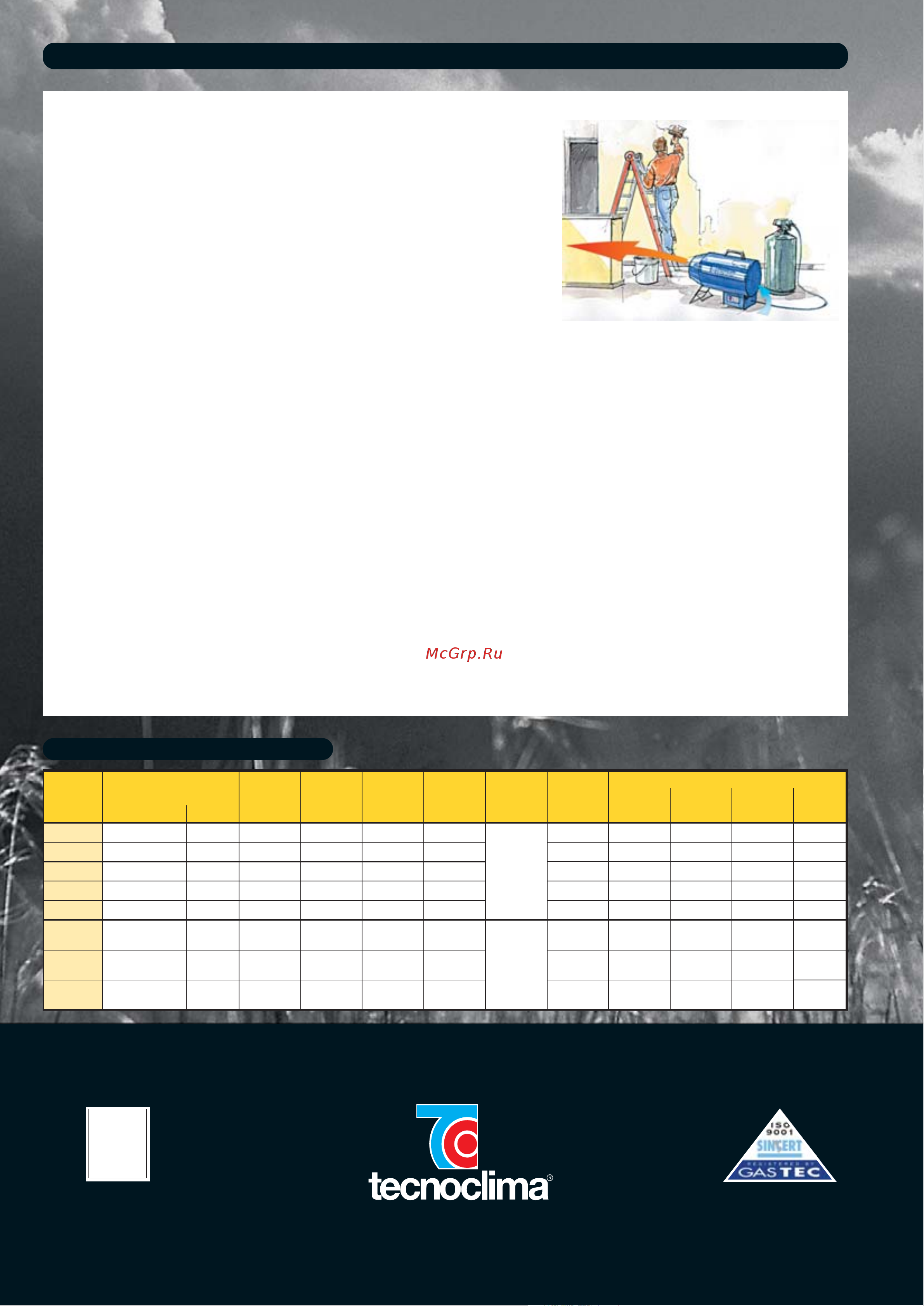 Tecnoclima DGP 20 [2/2] Caratteristiche tecniche