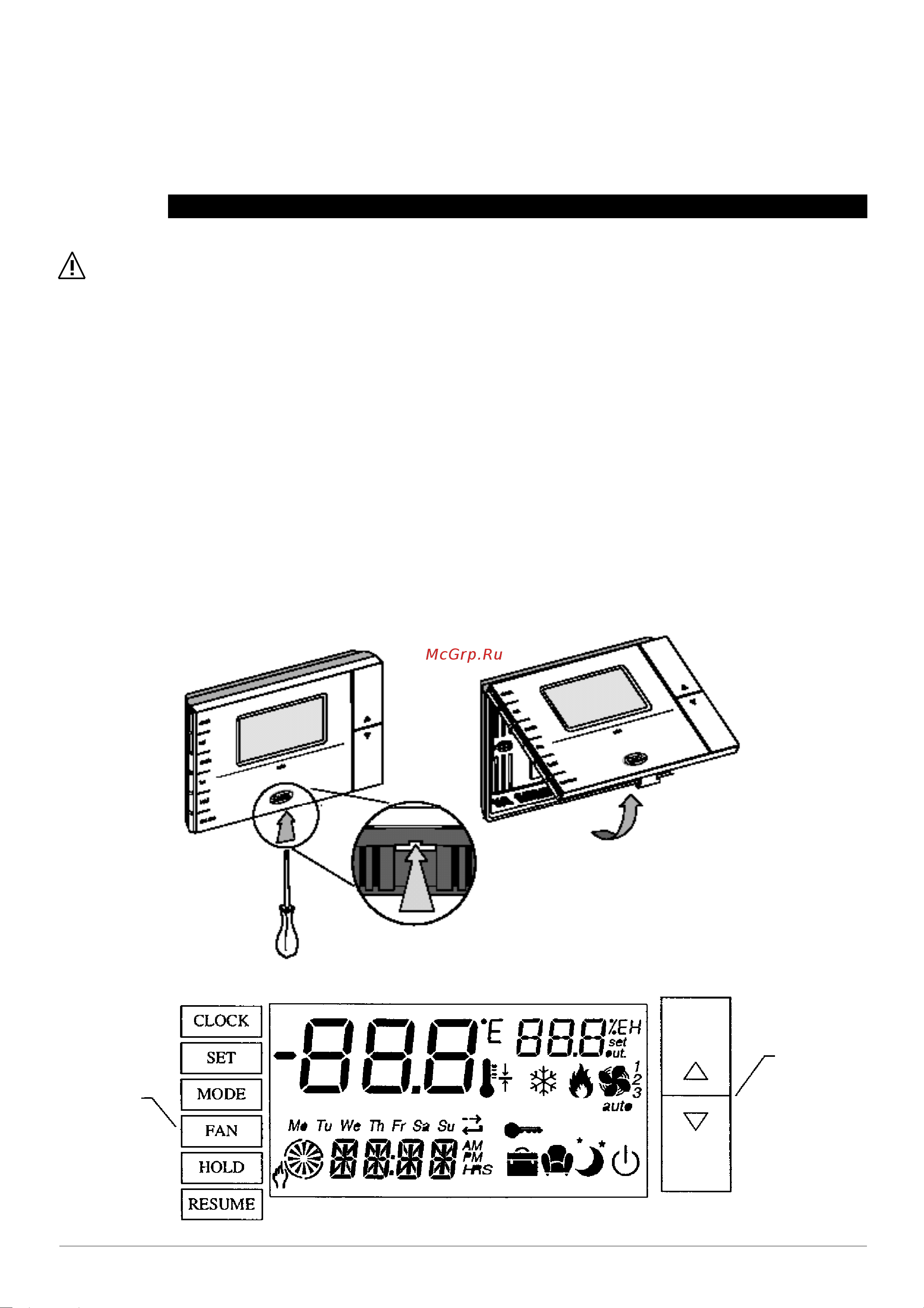 Tecnoclima CF-GAS 800 [22/32] Клеммы подключения регулятора температуры помещения