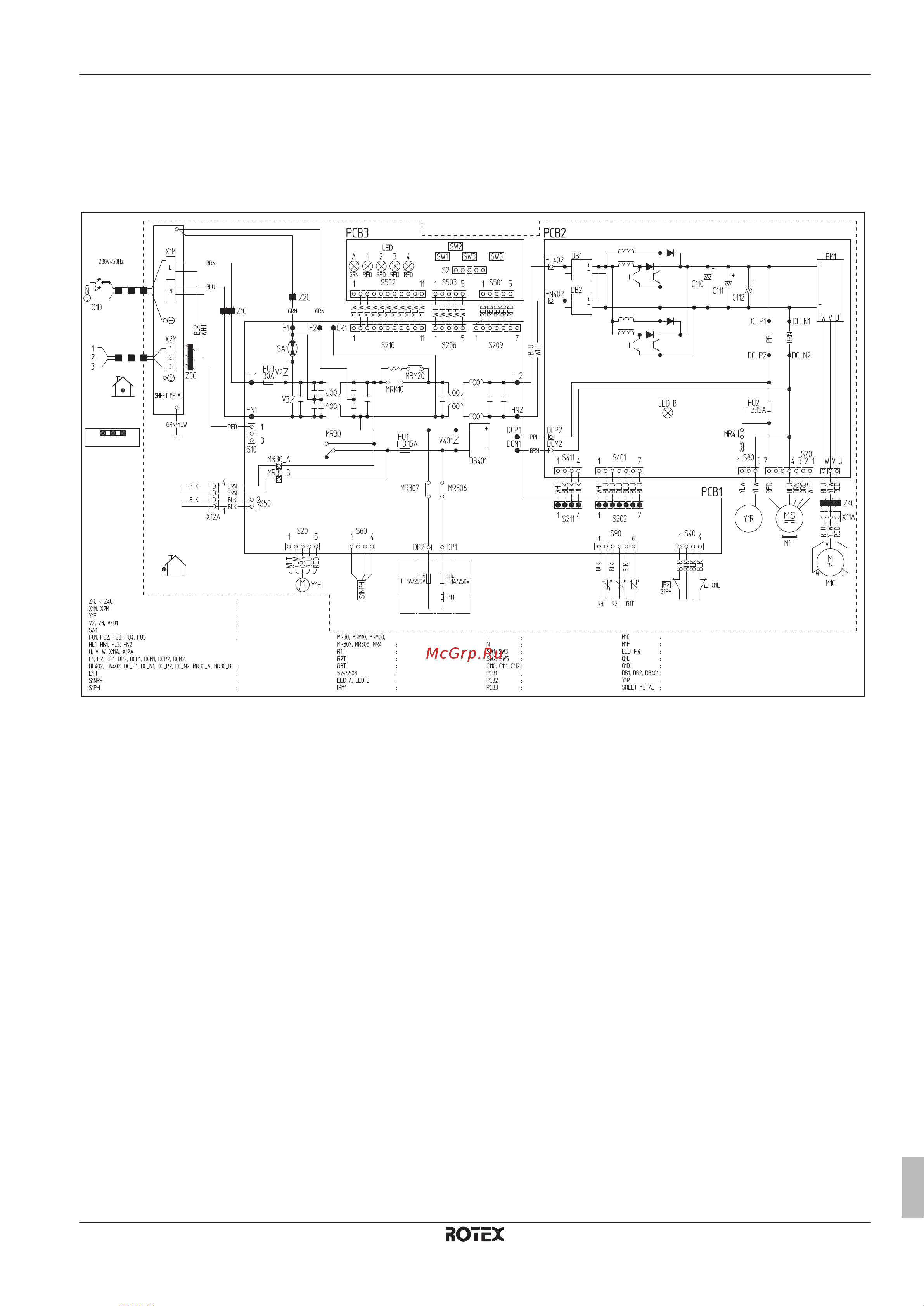 Daikin RHBH16CB [93/112] Technical data