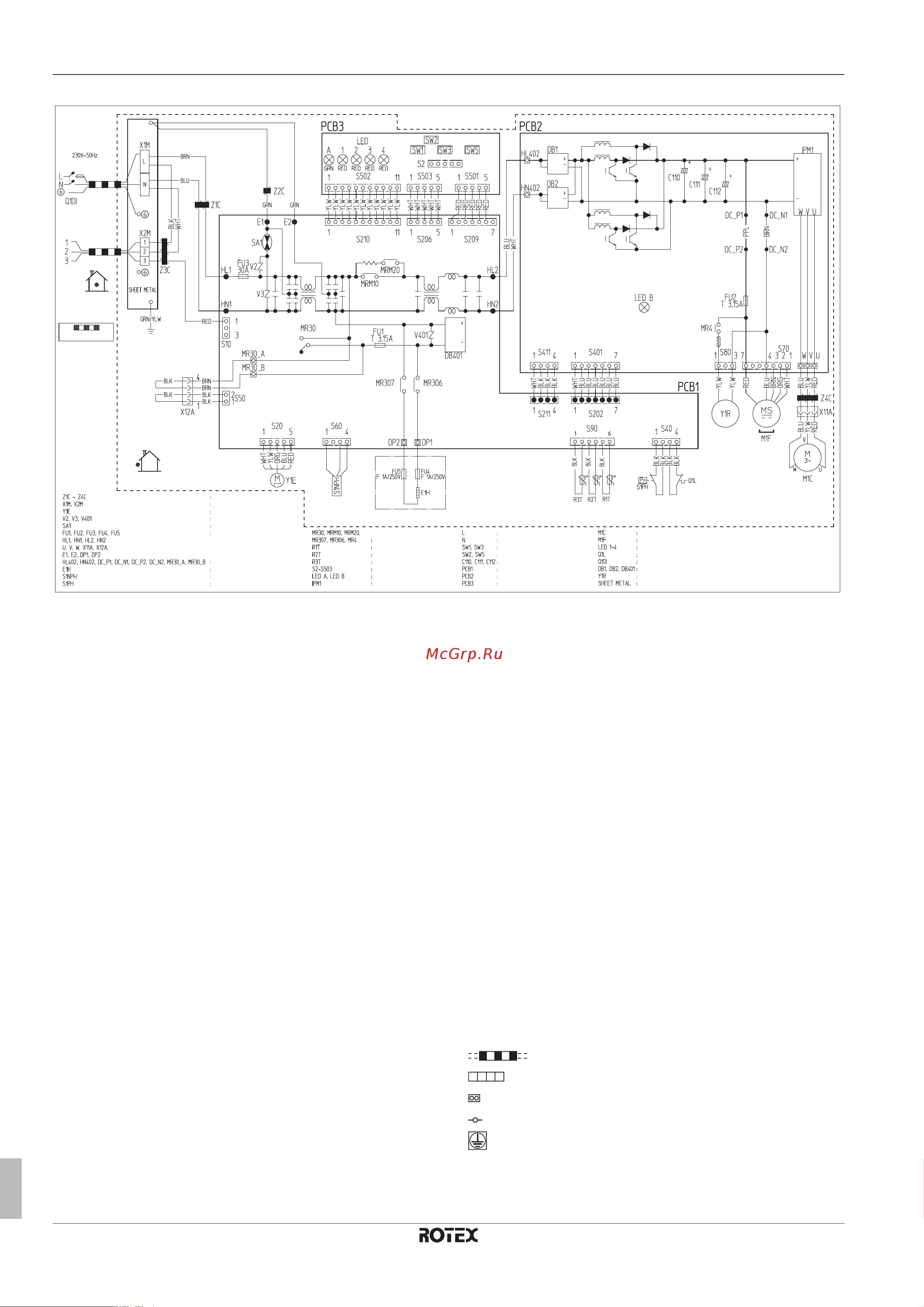 Daikin RHBH16CB [94/112] Technical data