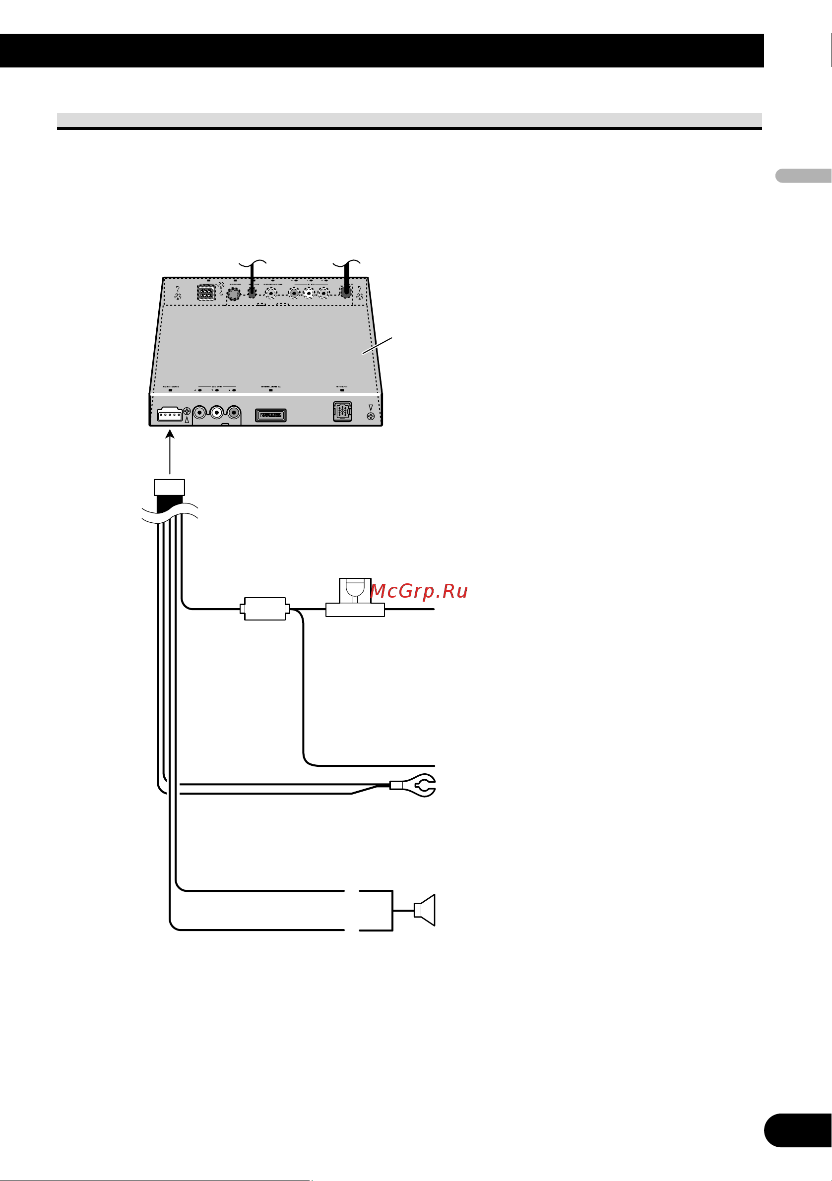 Pioneer AVH-P7500DVDII [5/98] Connecting the power cord 1