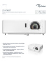 Optoma ZH406ST Техническое описание