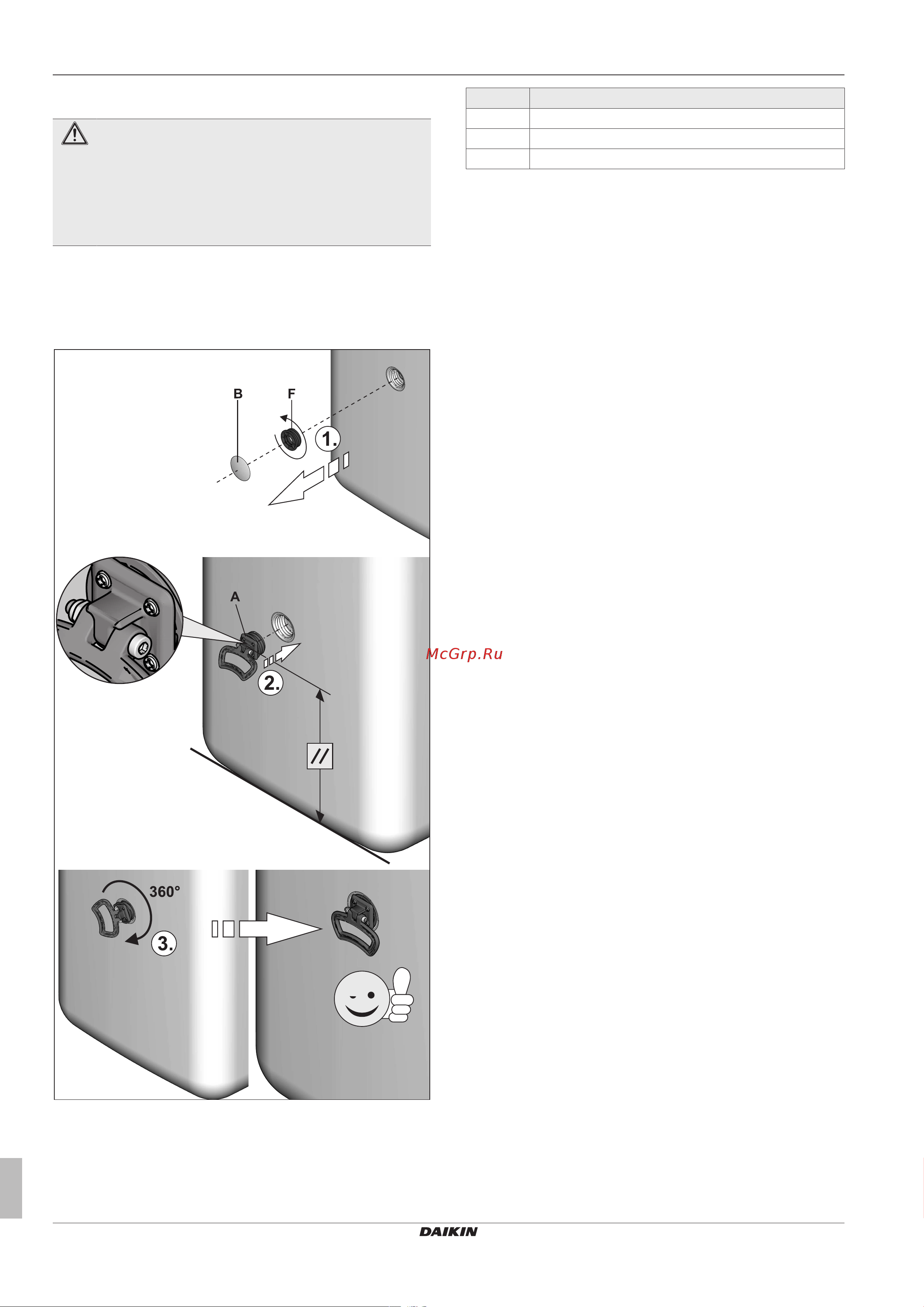 Daikin EHSHB08P50DA [16/76] Установка устройства