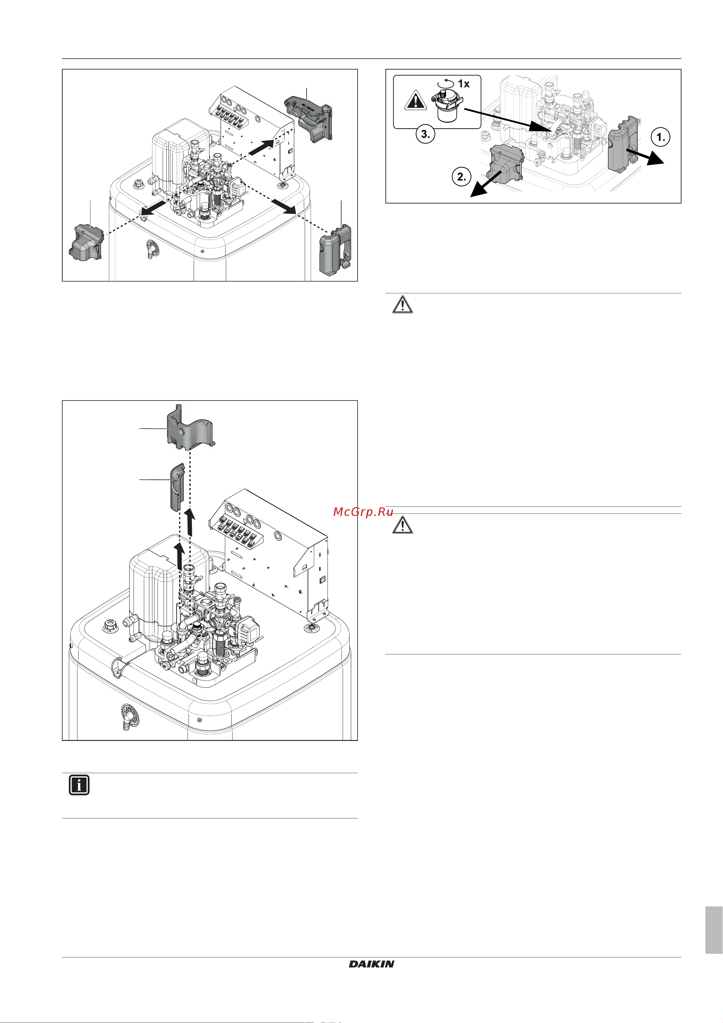 Daikin EHSHB08P50DA [19/76] Открытие выпускного клапана