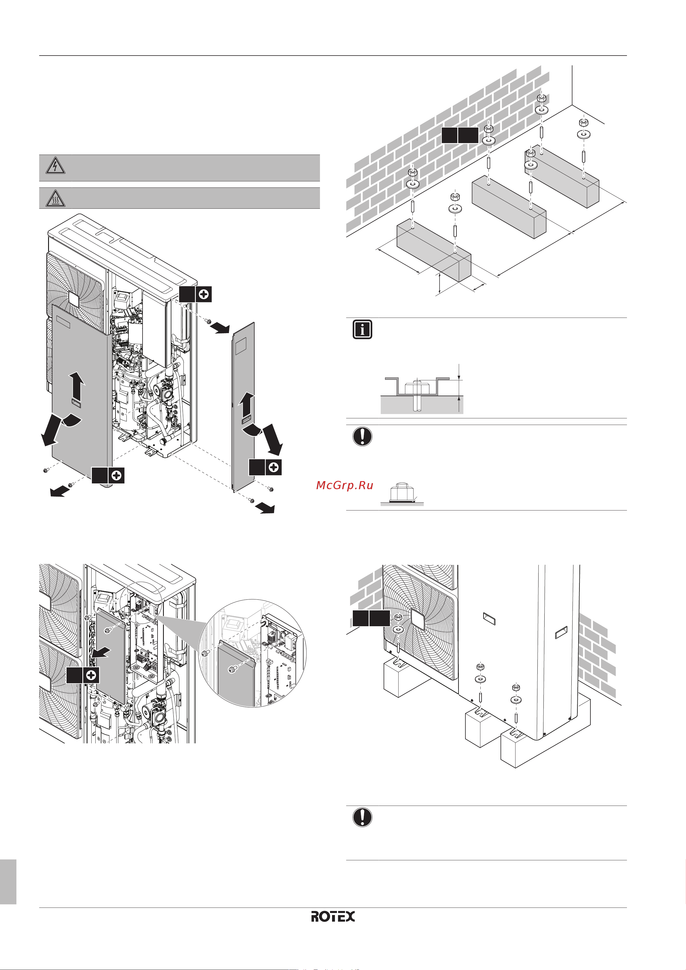 Daikin RBLQ016CAW1 [6/16] Монтаж
