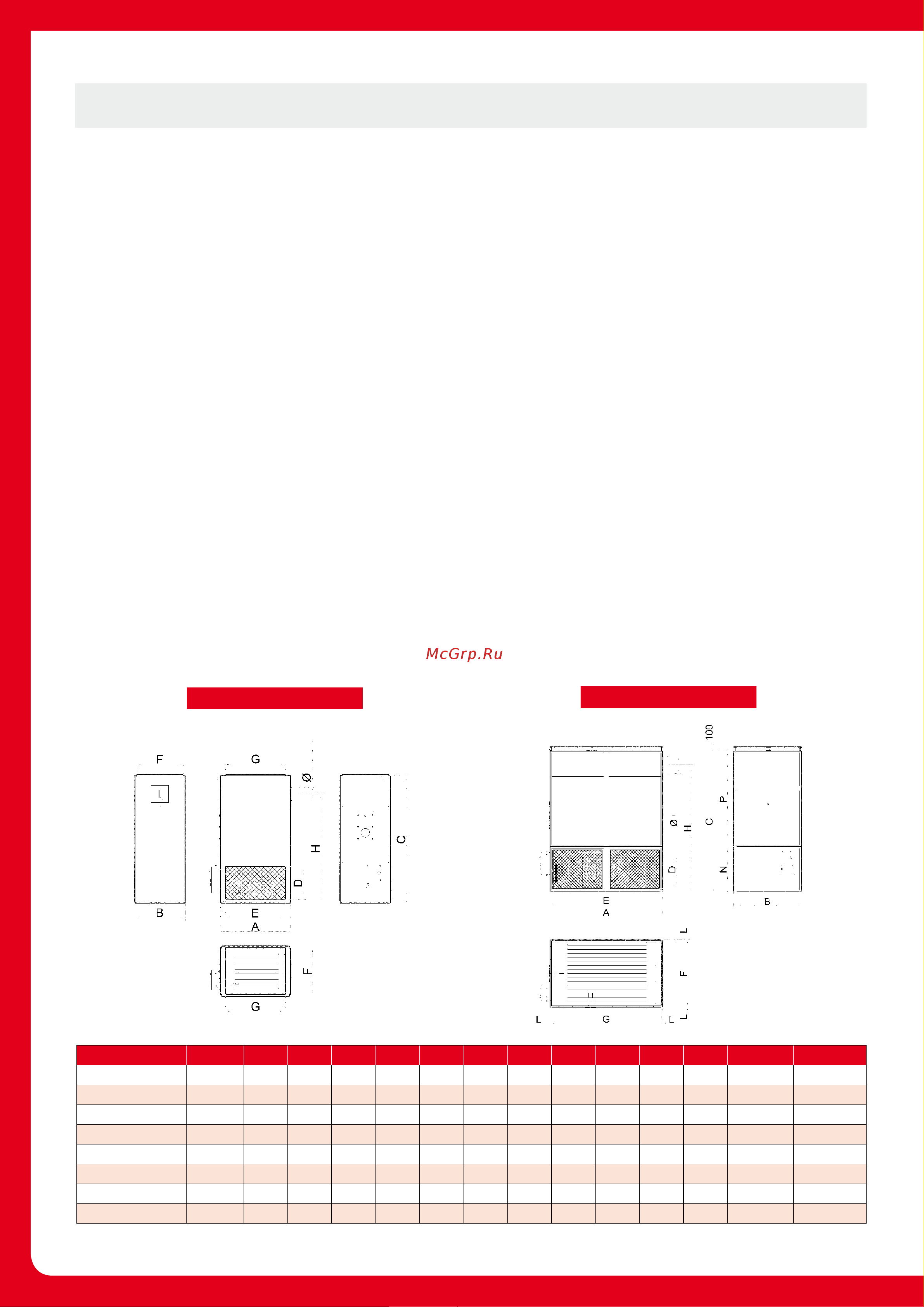 Tecnoclima RCU 110 [36/116] Condensing warm air heaters with modulating burner