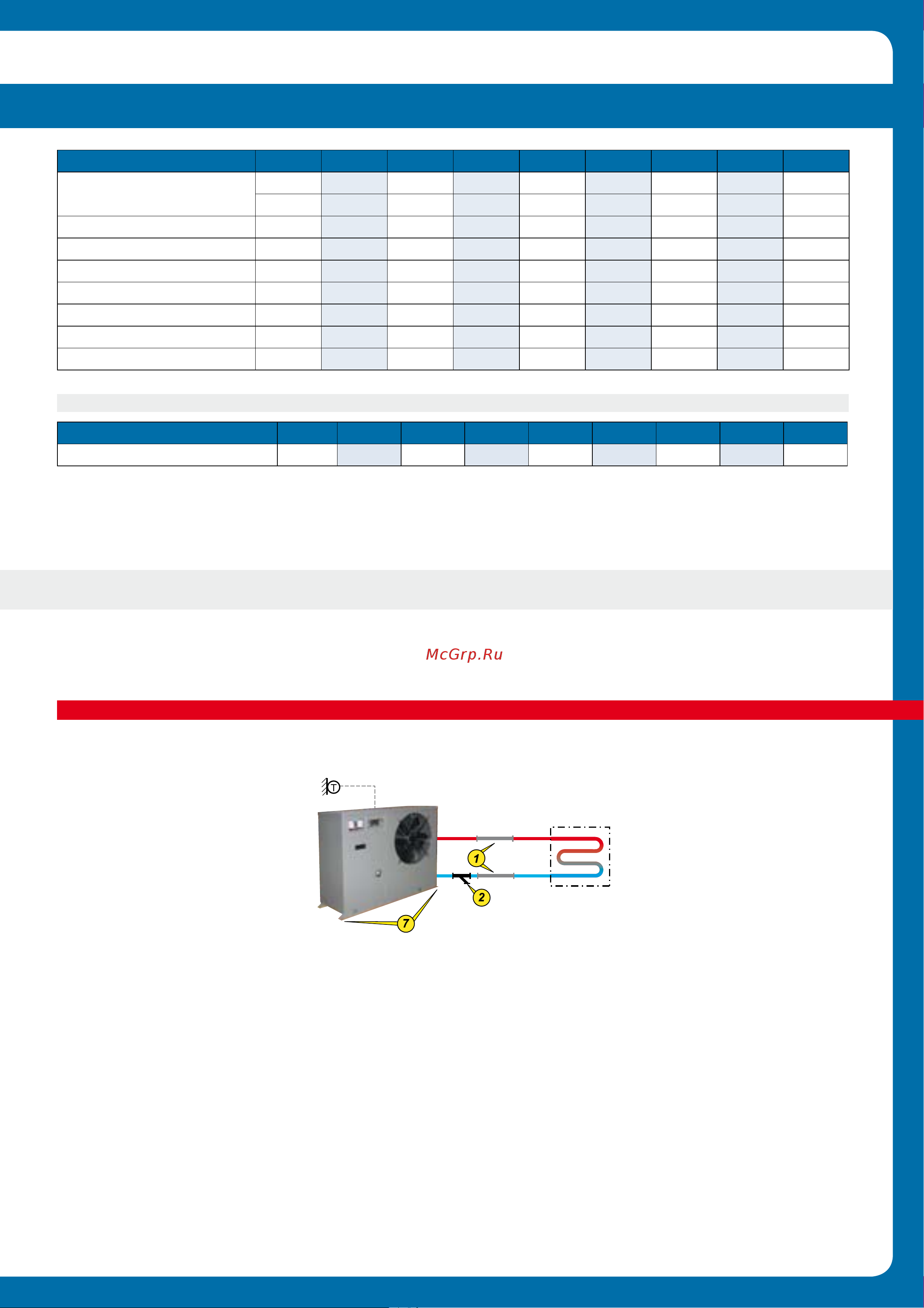 Tecnoclima VX 930 [61/116] Application examples of reverse cycle heat pump